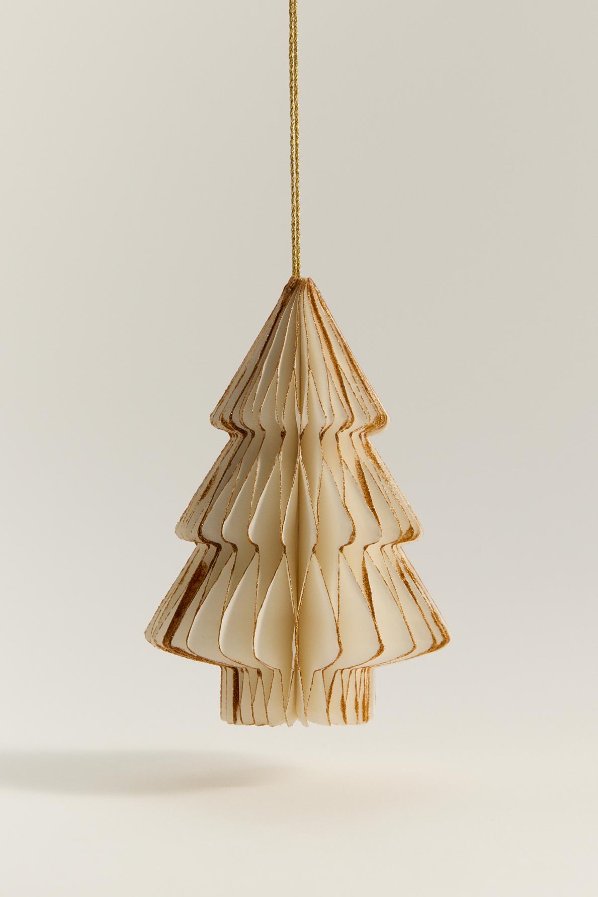 Adorno de árvore abeto 10 cm