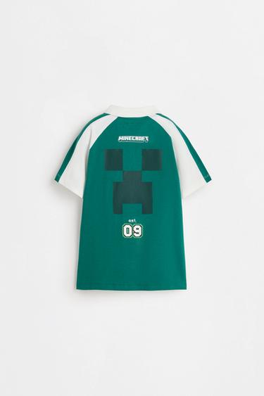 Minecraft polo shirt — DARK GREEN 2