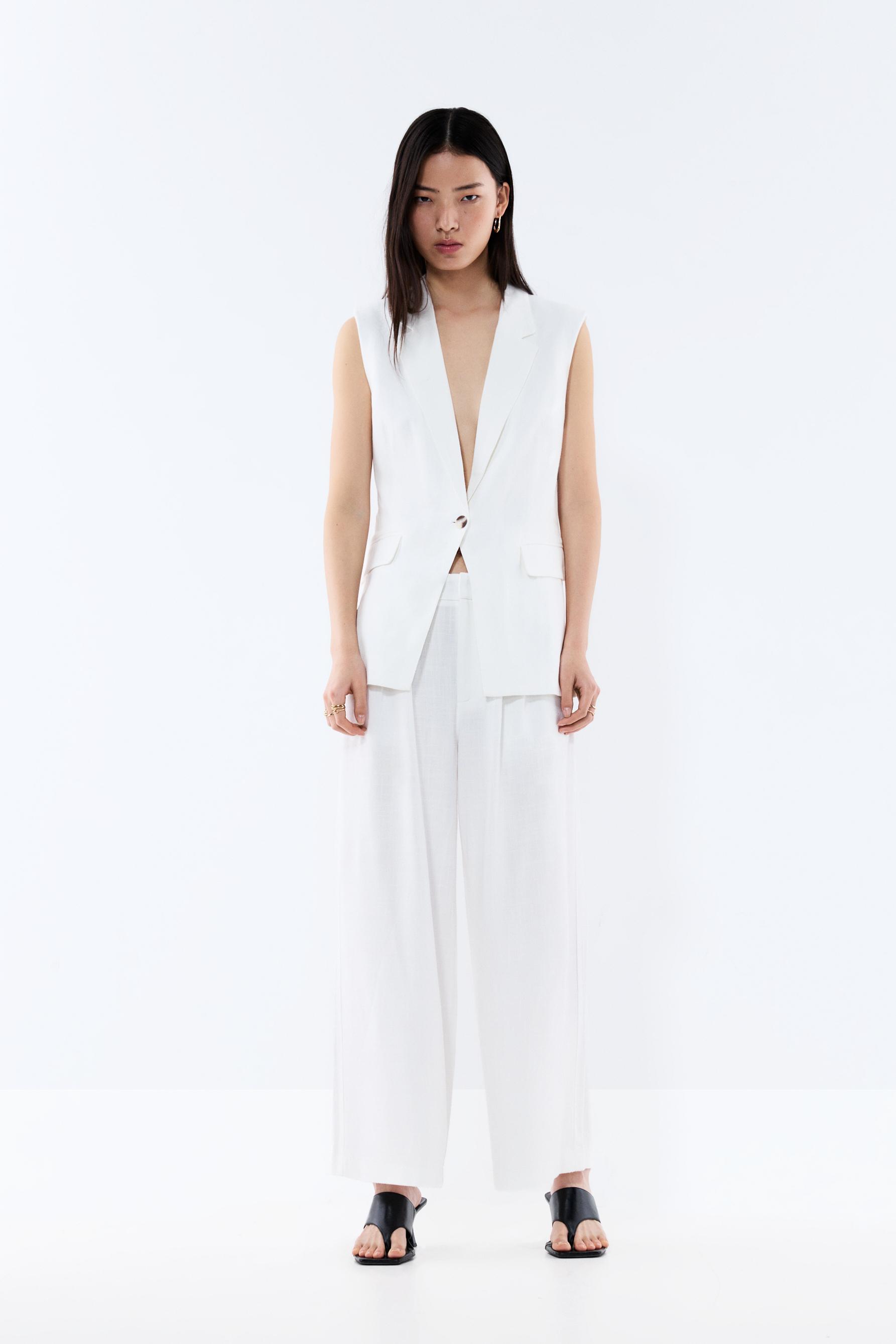 Rustic trousers — WHITE