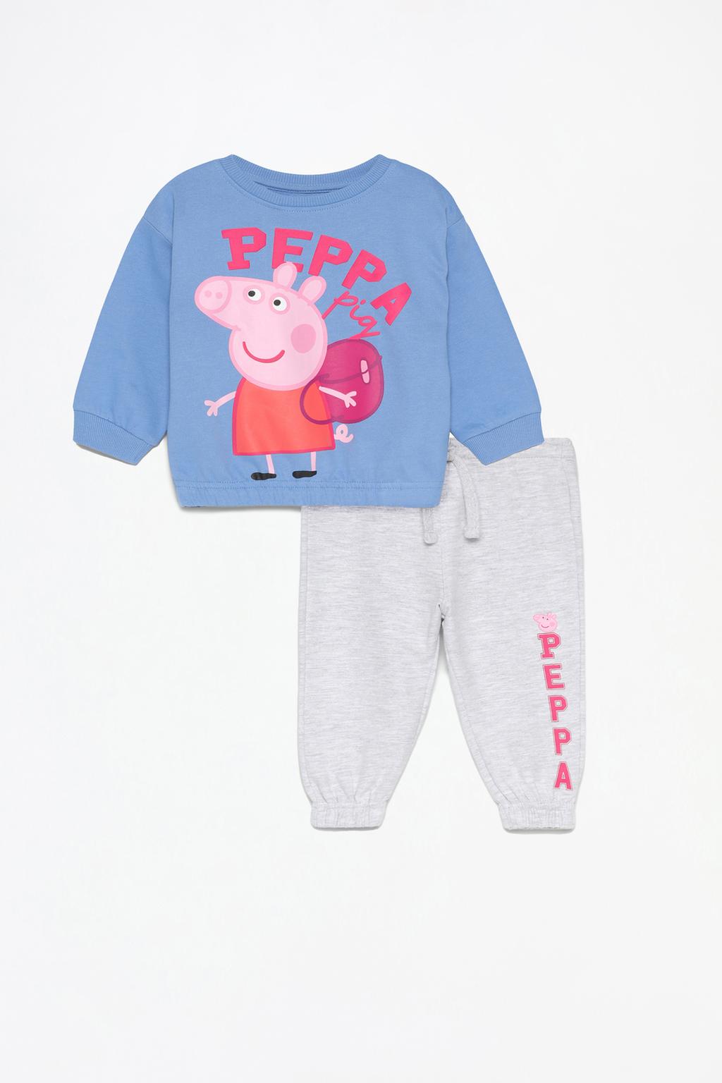 Conjunto da Peppa Pig™ com sweatshirt e calças de felpa