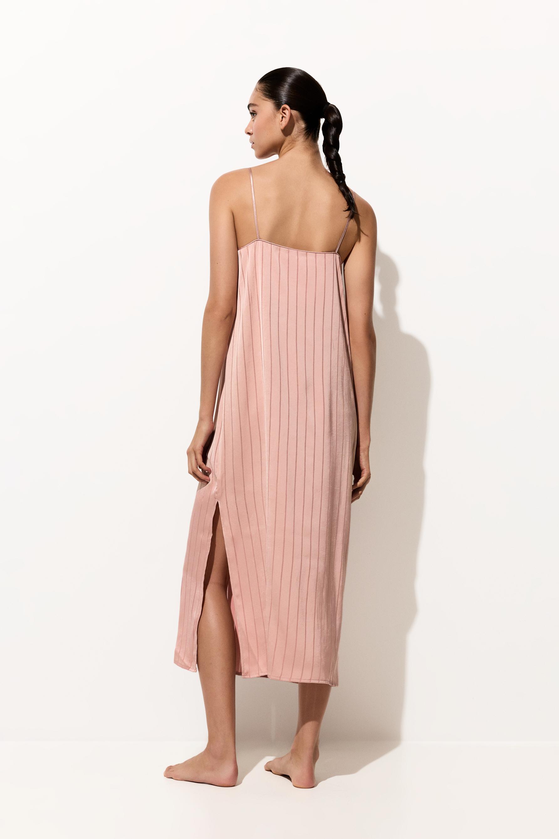 Satin camisole nightdress — PASTEL PINK
