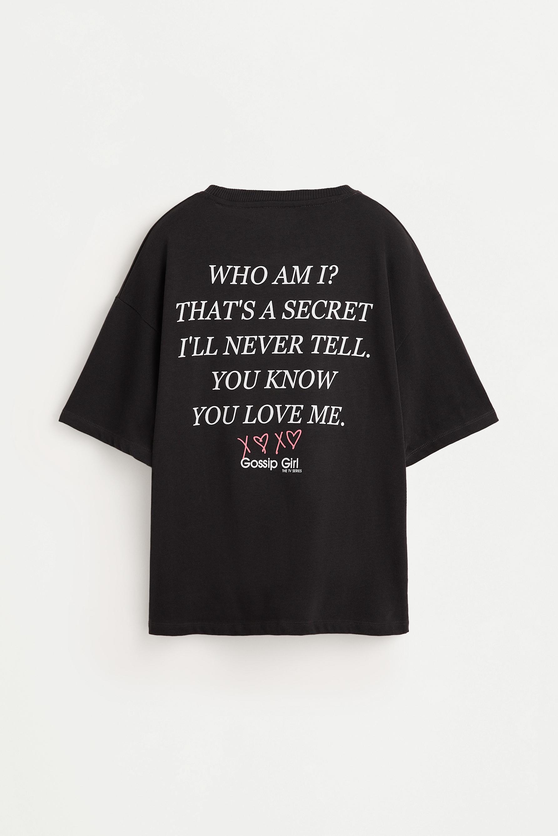Gossip Girl ™Warner Bros T-shirt — BLACK