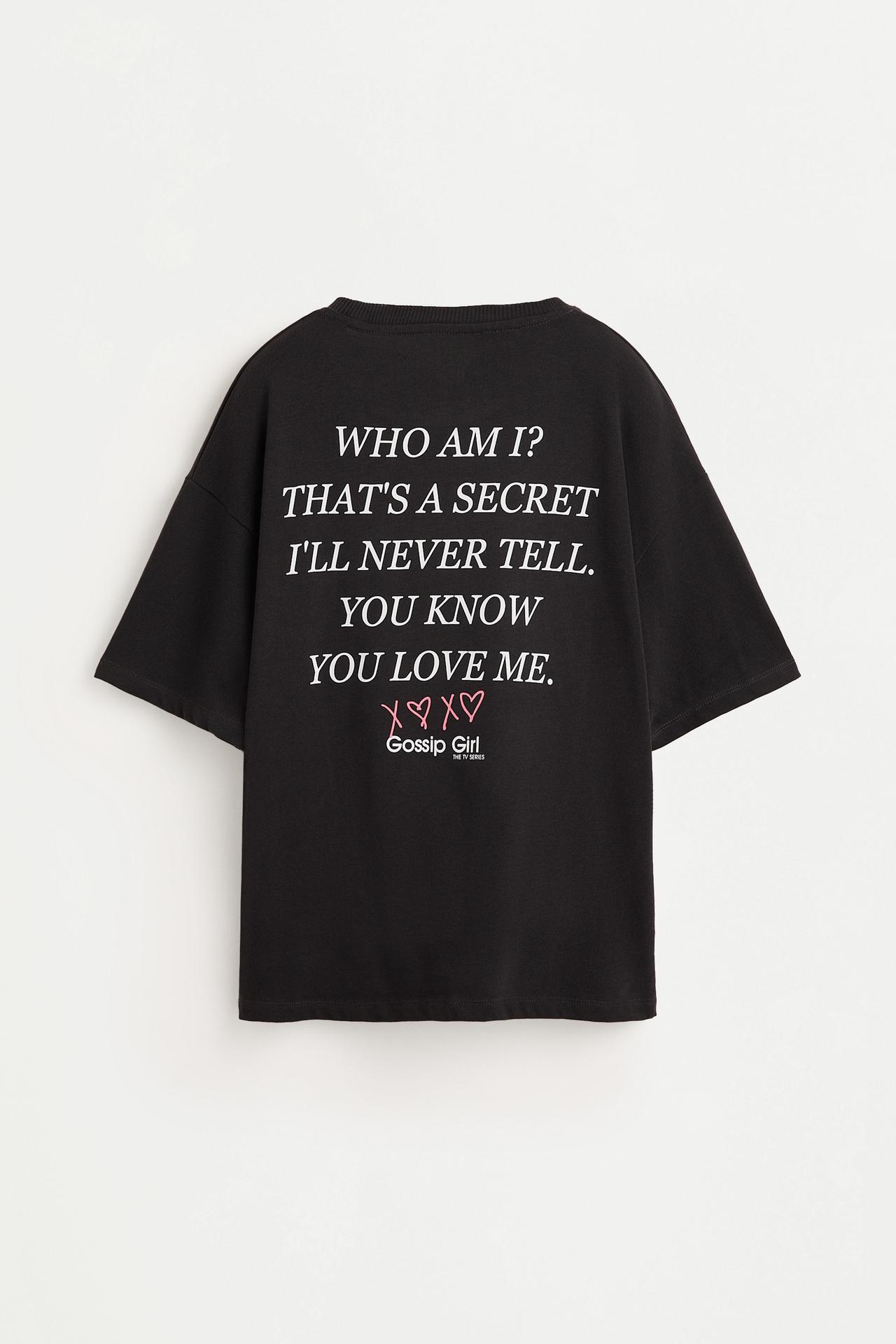 Gossip Girl ™Warner Bros T-shirt — BLACK