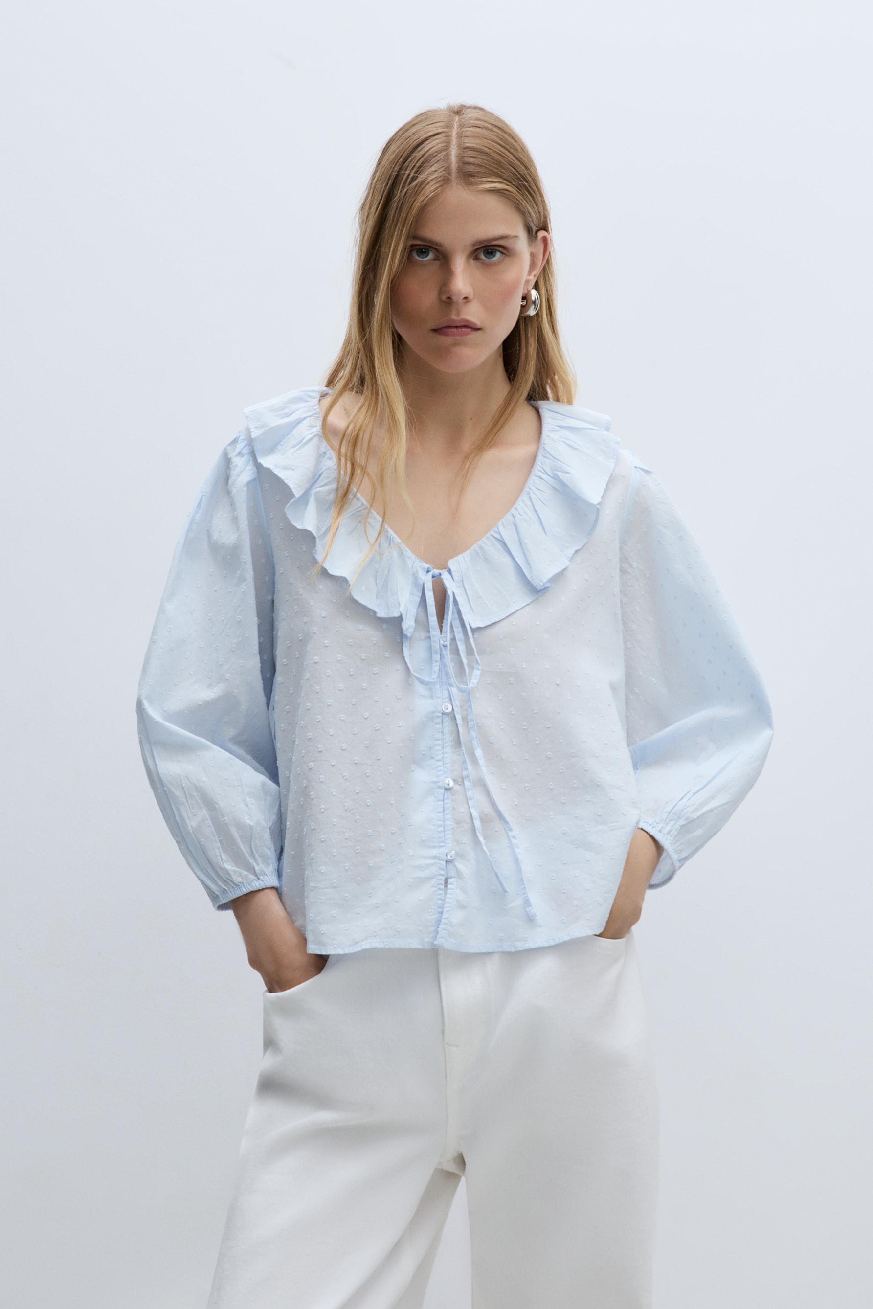 Camisa volante plumeti