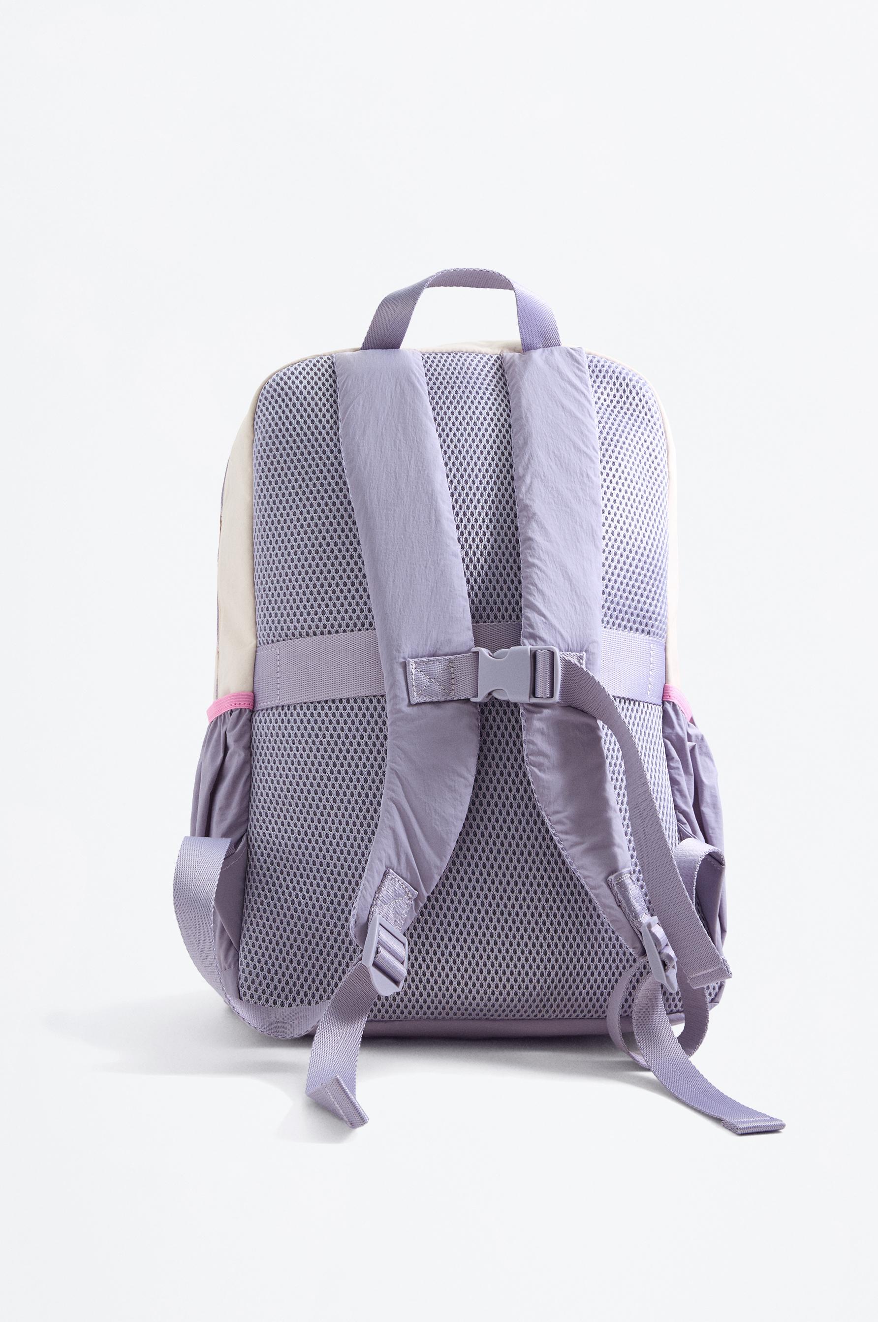 Kuromi Hello Kitty ©SANRIO multi-pocket backpack — MAUVE
