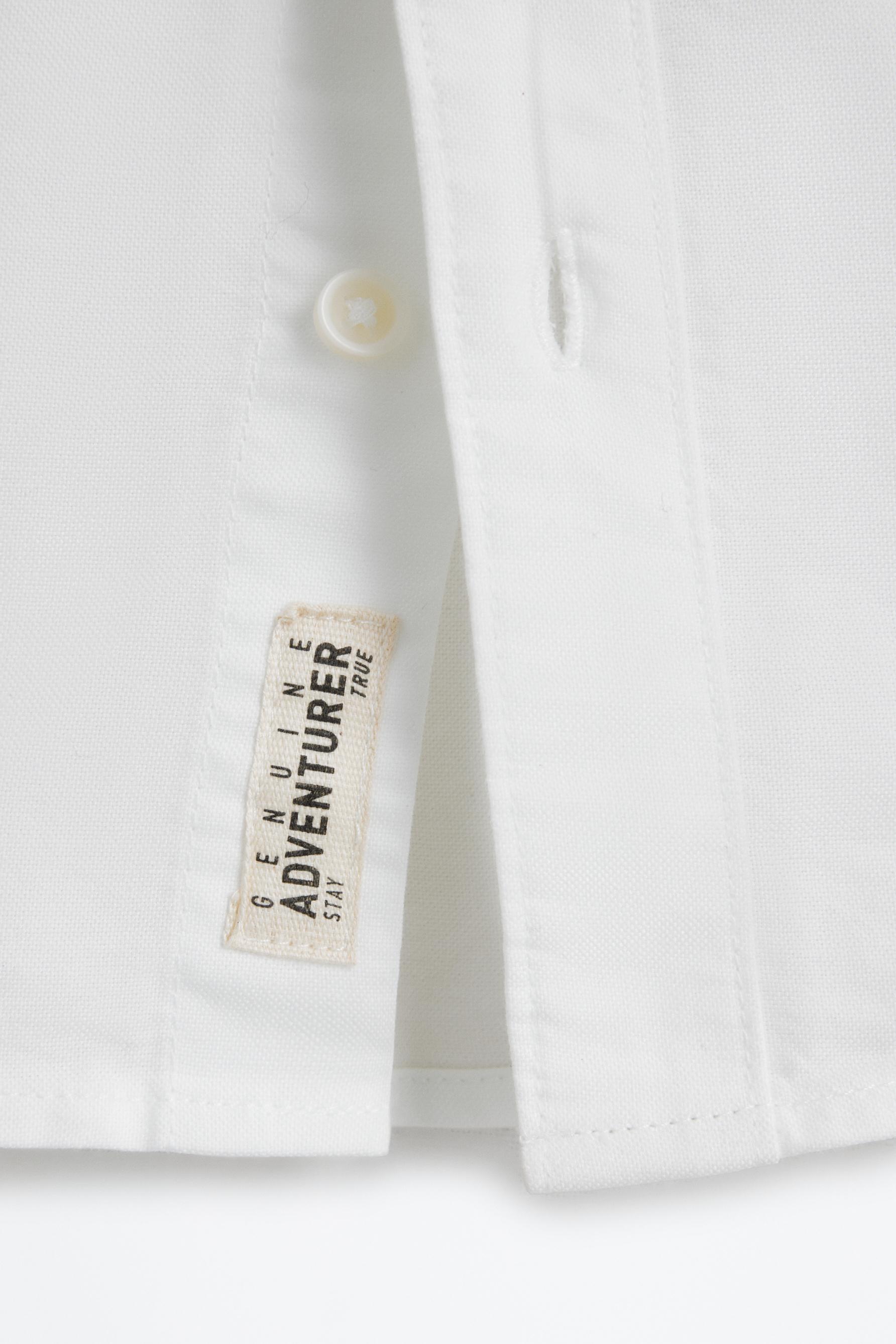 Oxford shirt — WHITE