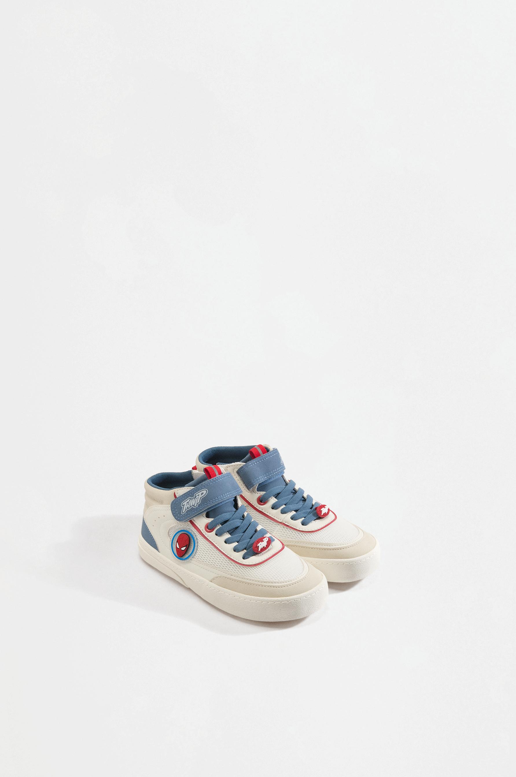 Spiderman ©Marvel Barefoot Basketball Sneakers — WHITE