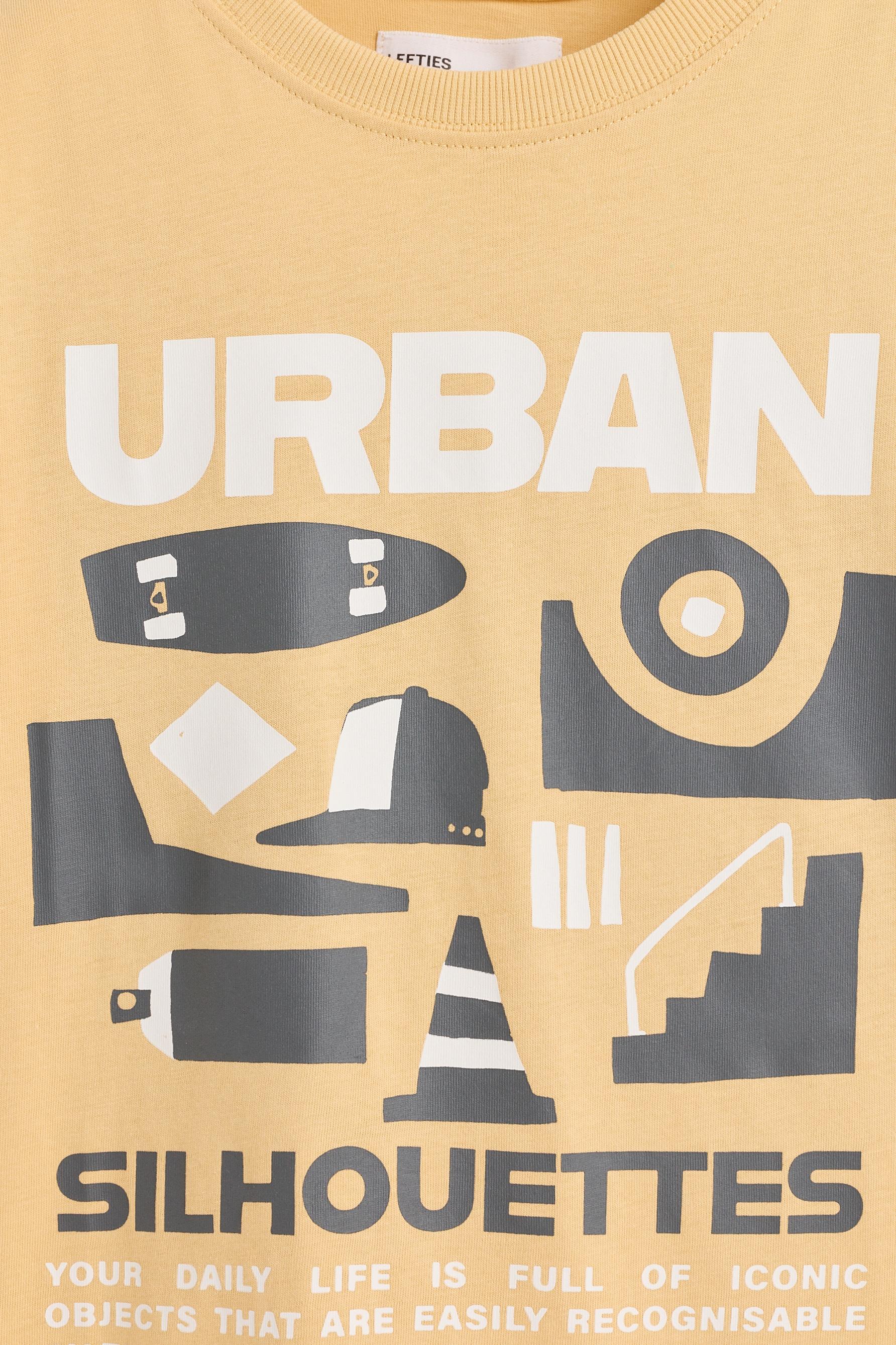 Printed T-shirt — MUSTARD