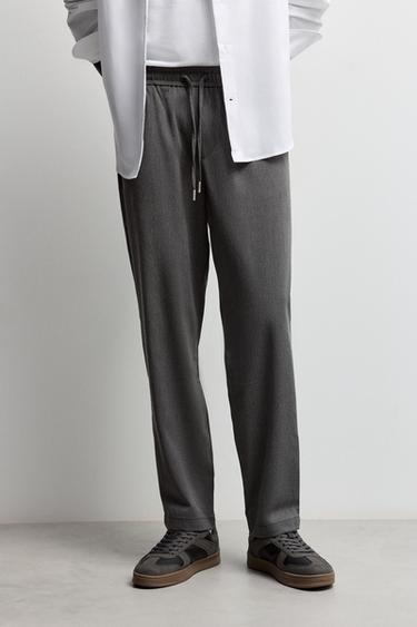 Slim fit tailored joggers — DARK GREY MARL 2