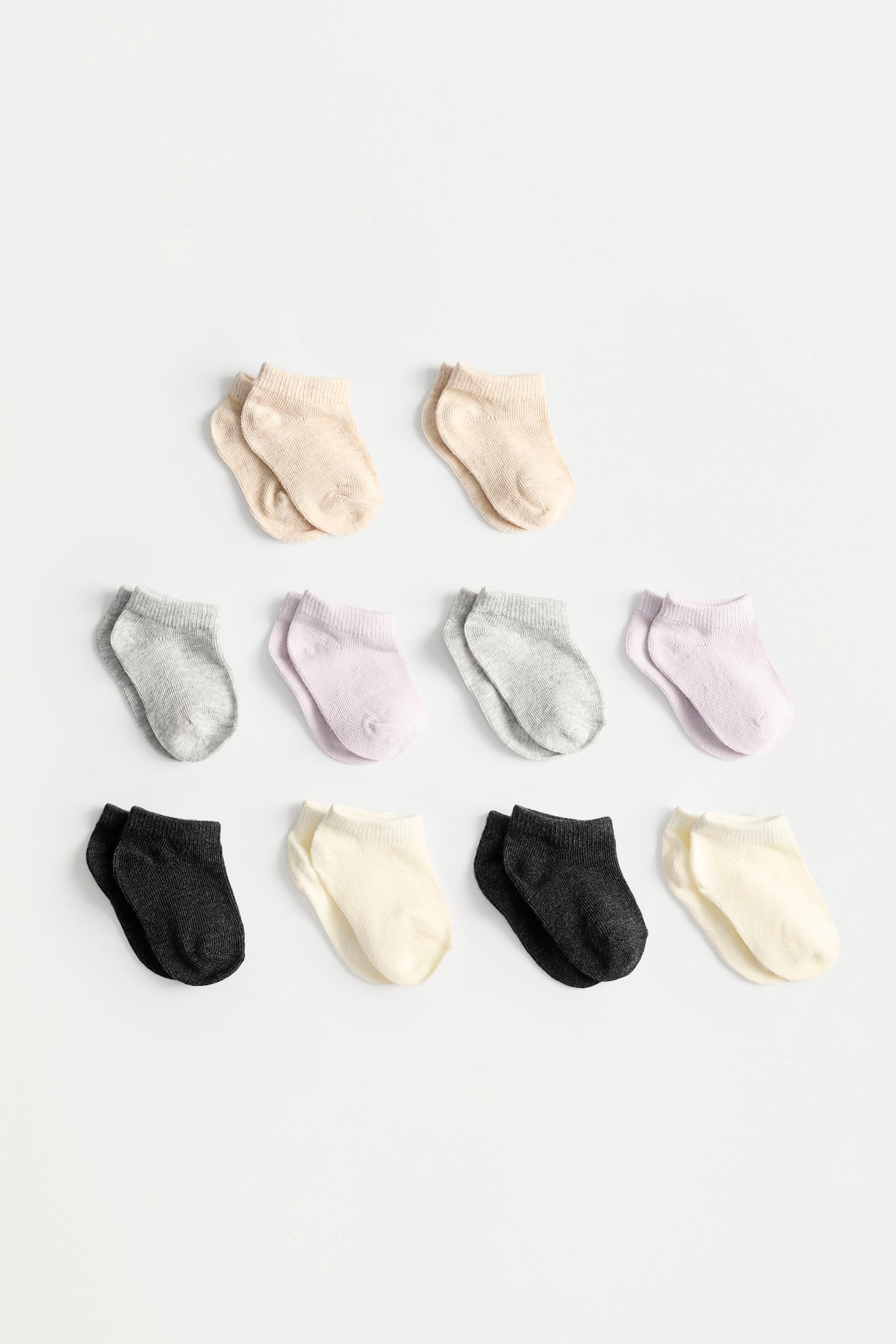 Ankle socks (Pack 10) — LILAC