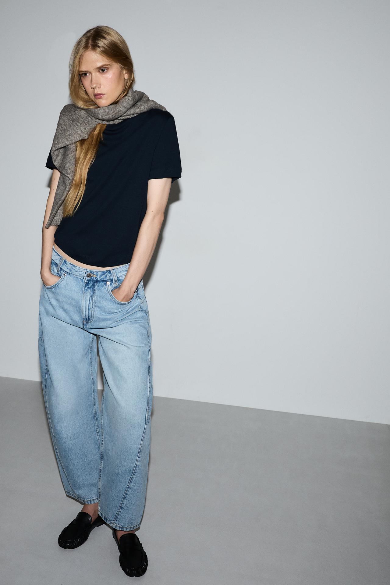 Barrel jeans — PASTEL BLUE