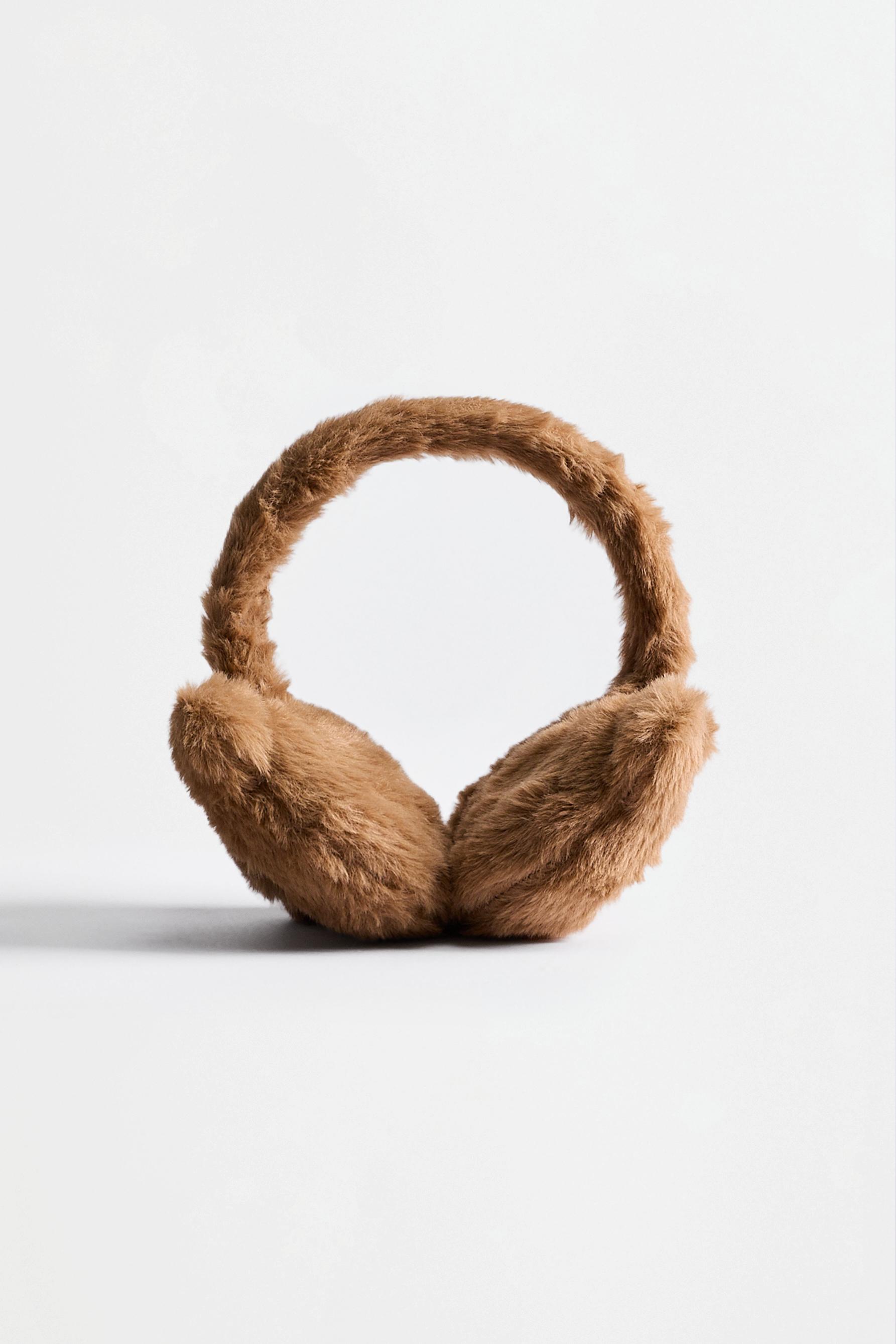 Bear earmuffs — BROWN