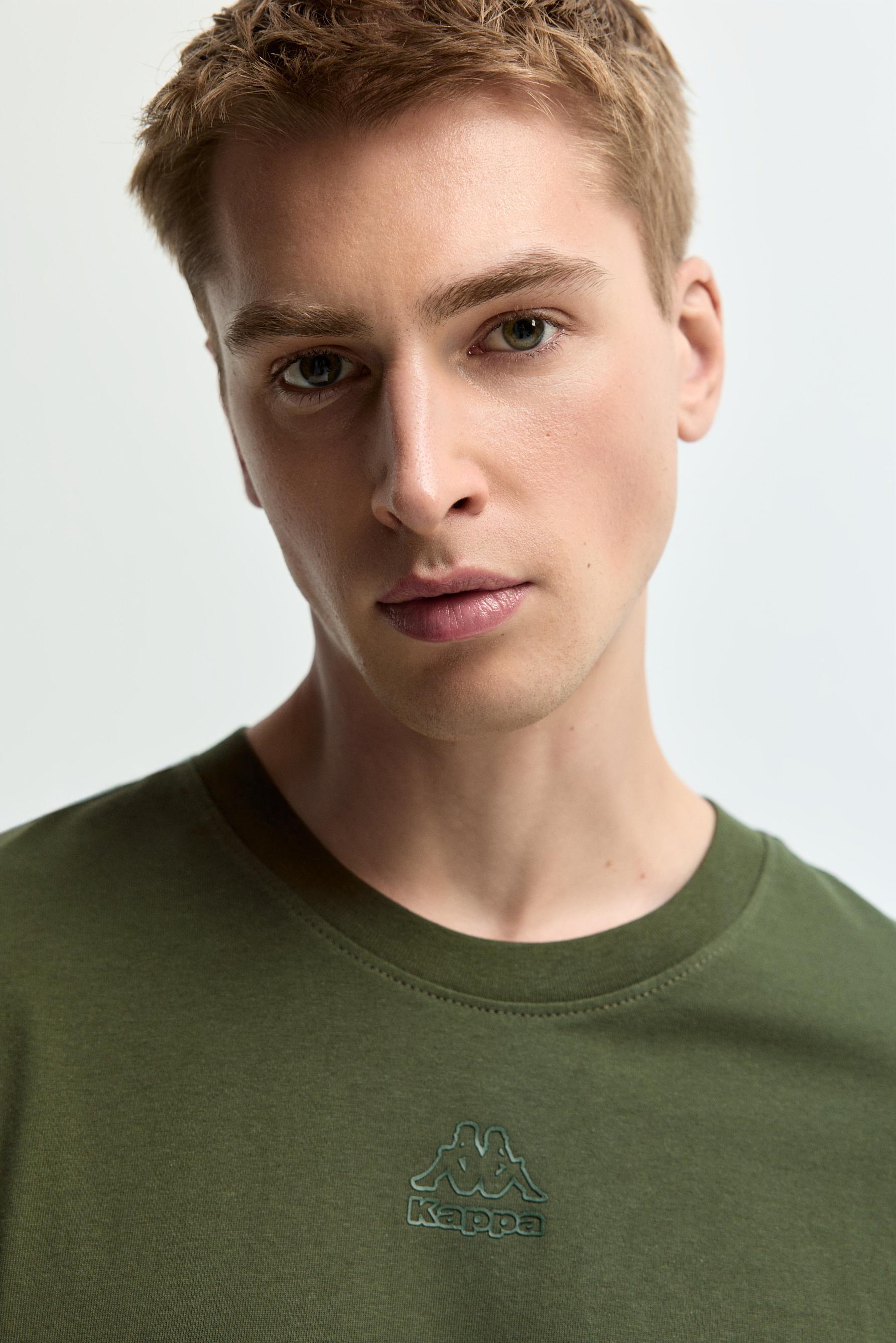 Kappa x Lefties T-shirt — DARK KHAKI