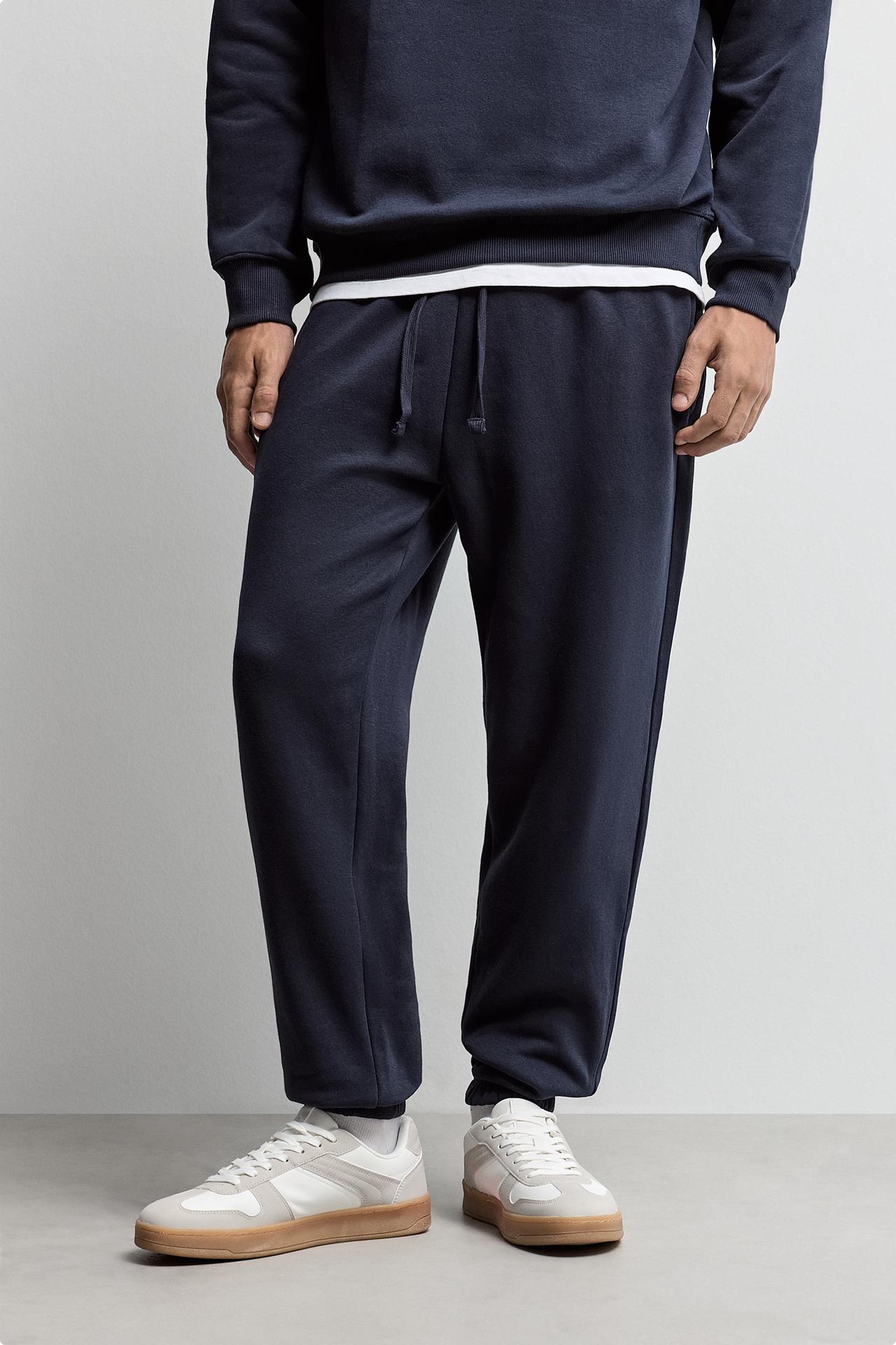 Pack of 3 basic tracksuit bottoms — MEDIUM GREY