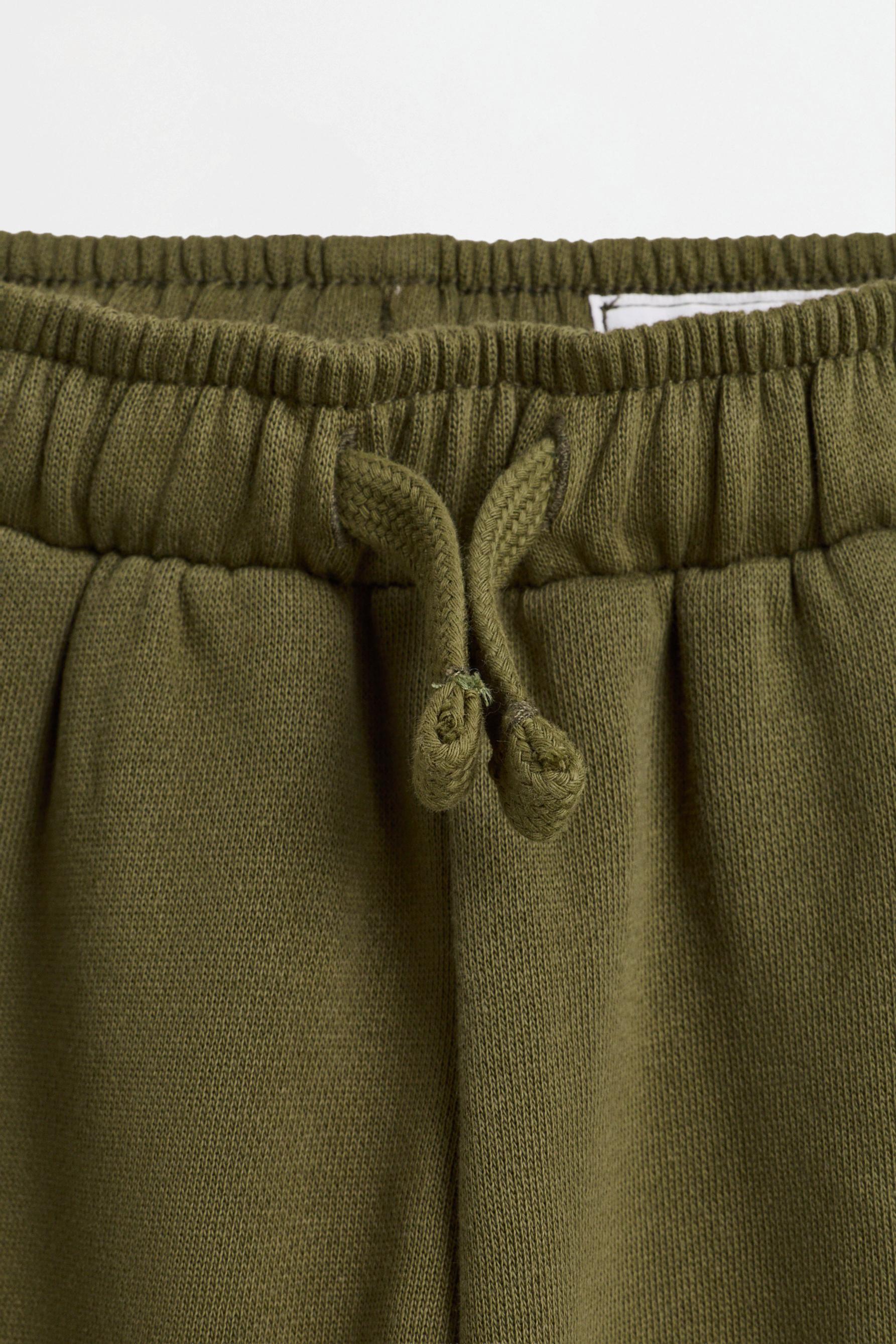 Printed Joggers — DARK KHAKI
