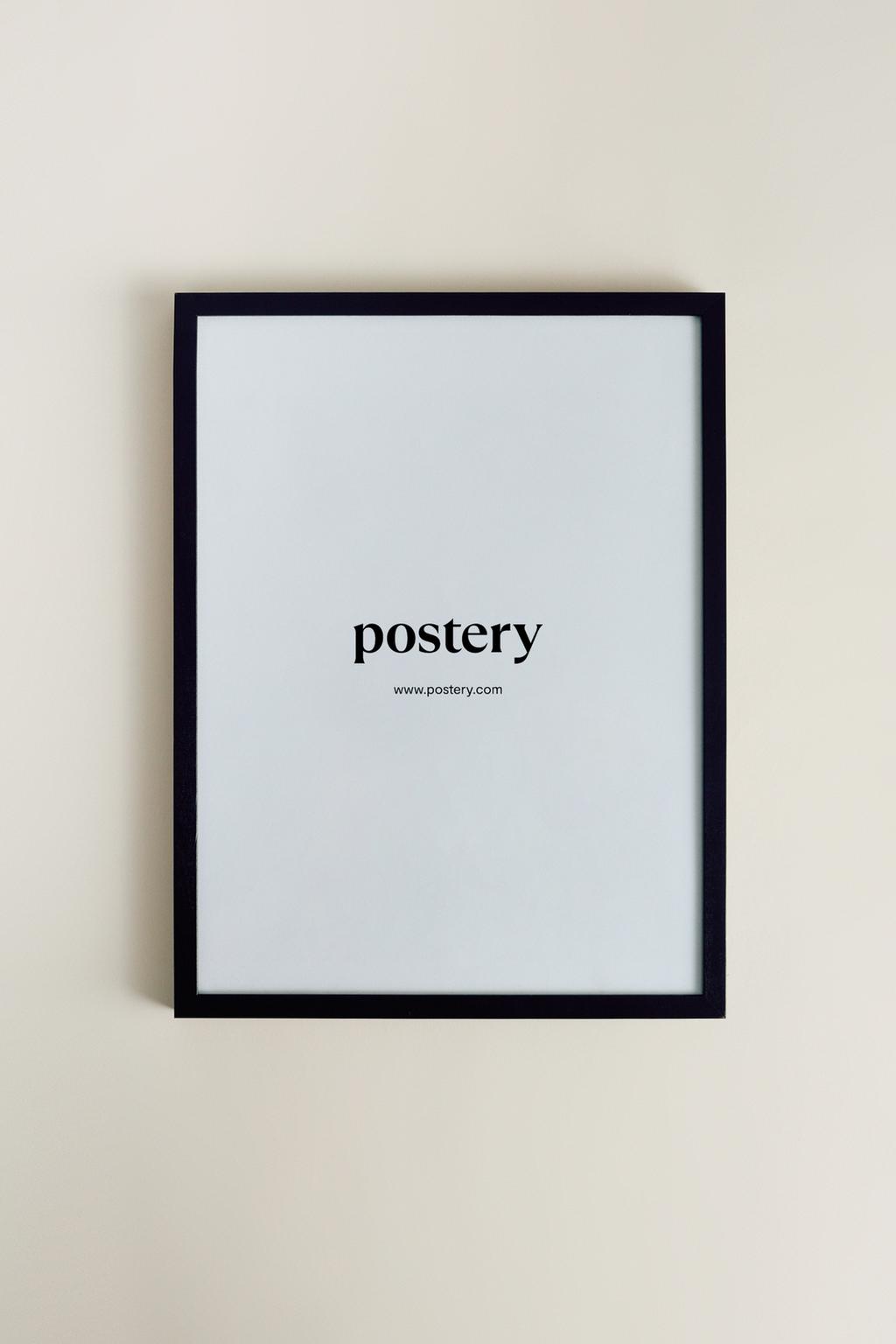 POSTERY frame with oak wood 30 x 40 cm