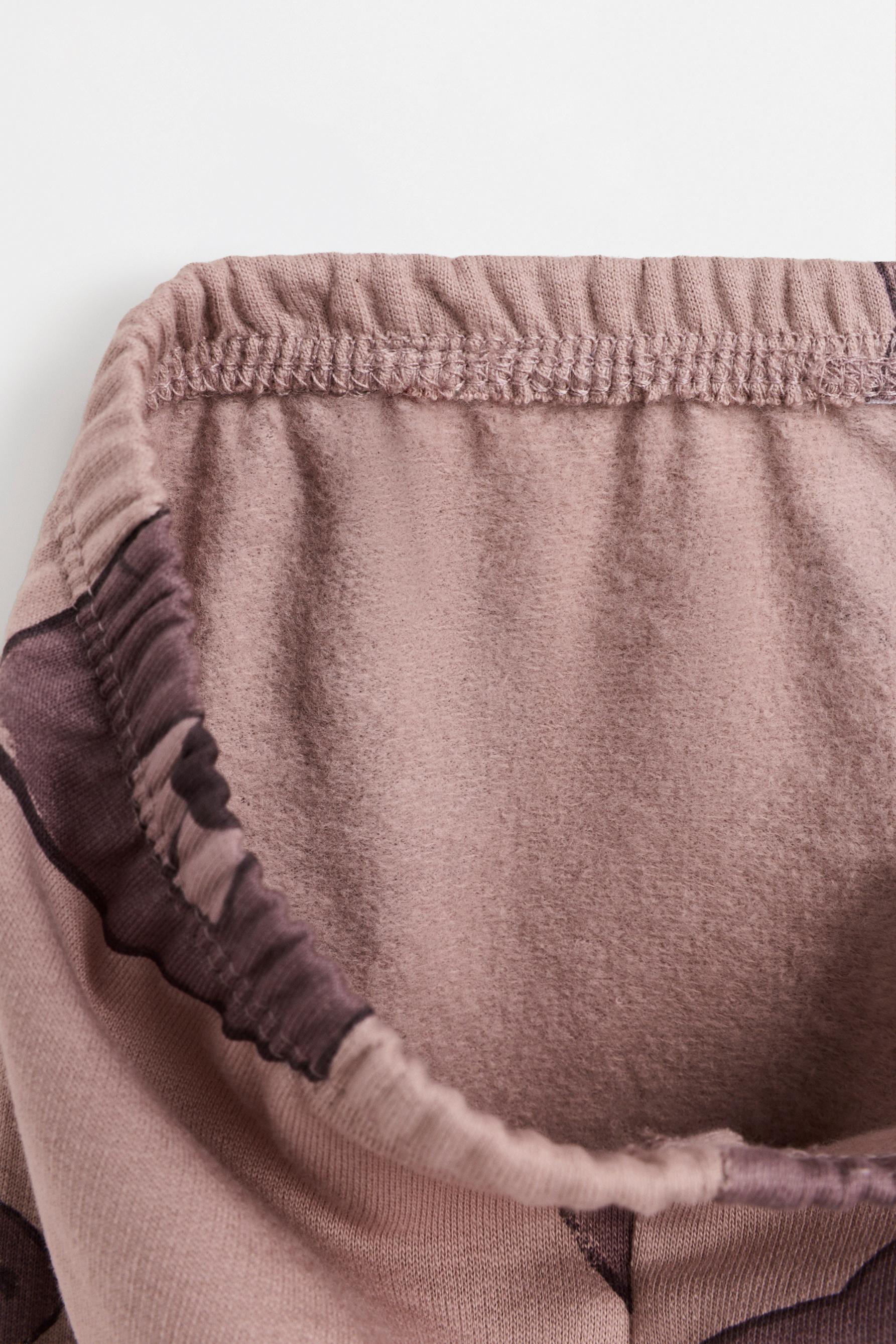 Bear print co-ord — MAUVE