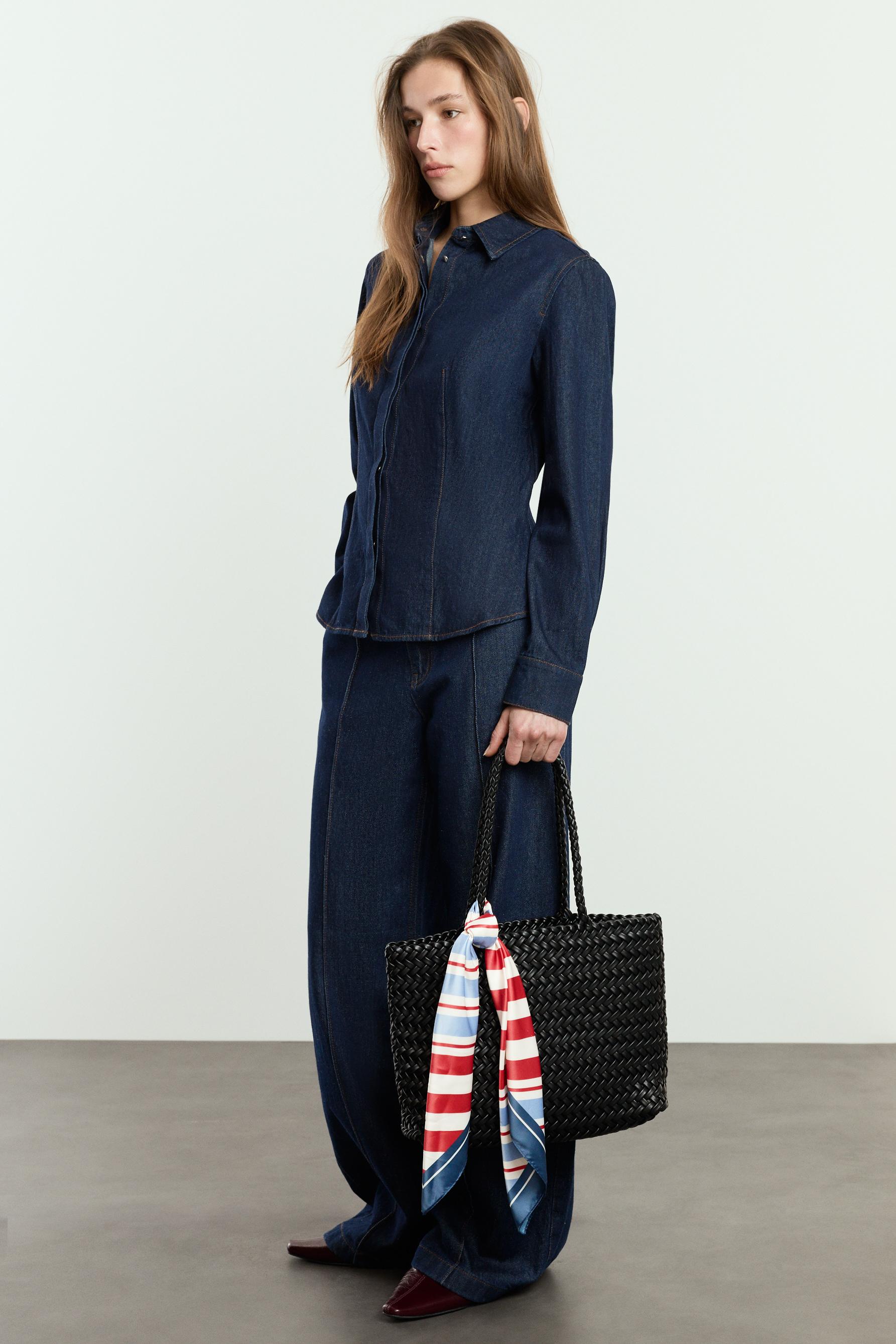 Pañuelo satén rayas