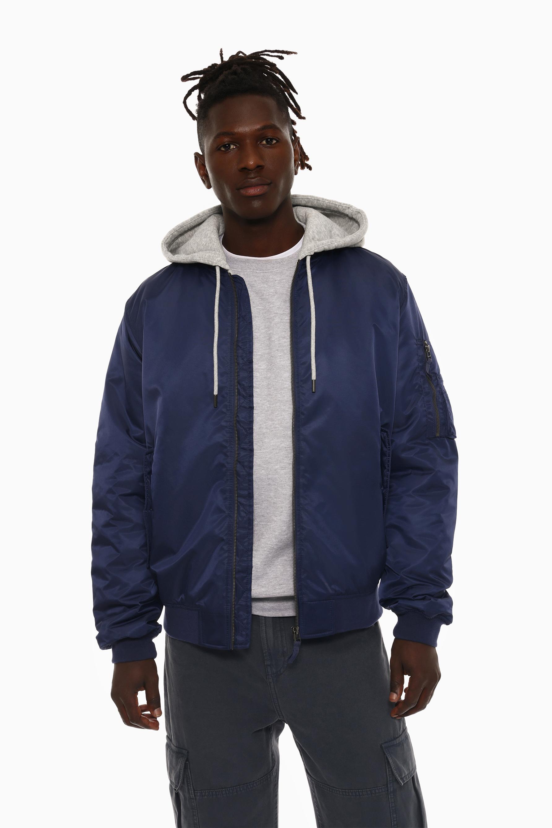 Quilted bomber jacket with hood Sportswear CLOTHING Man Lefties Italy