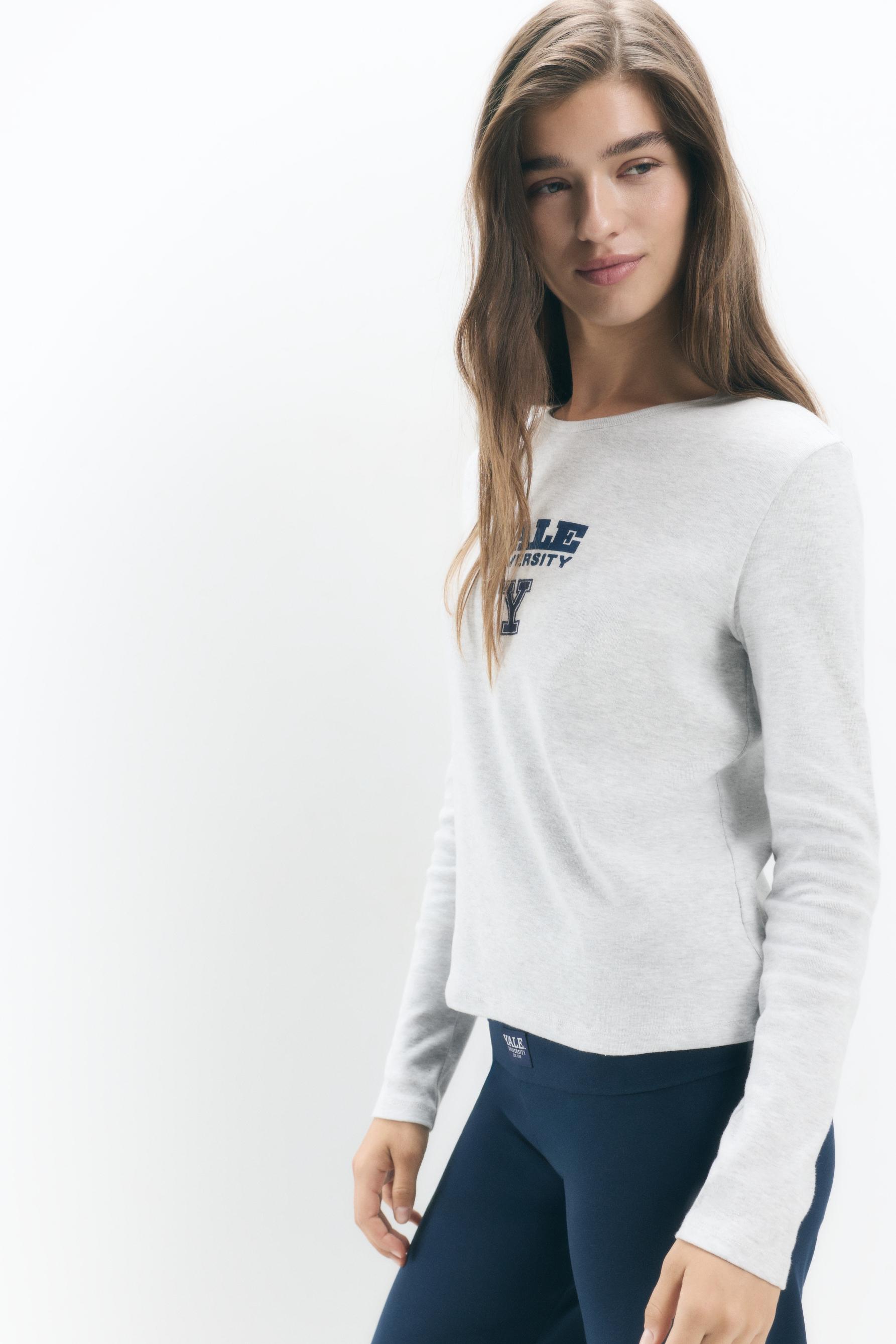 Camiseta pijama canalé YALE™