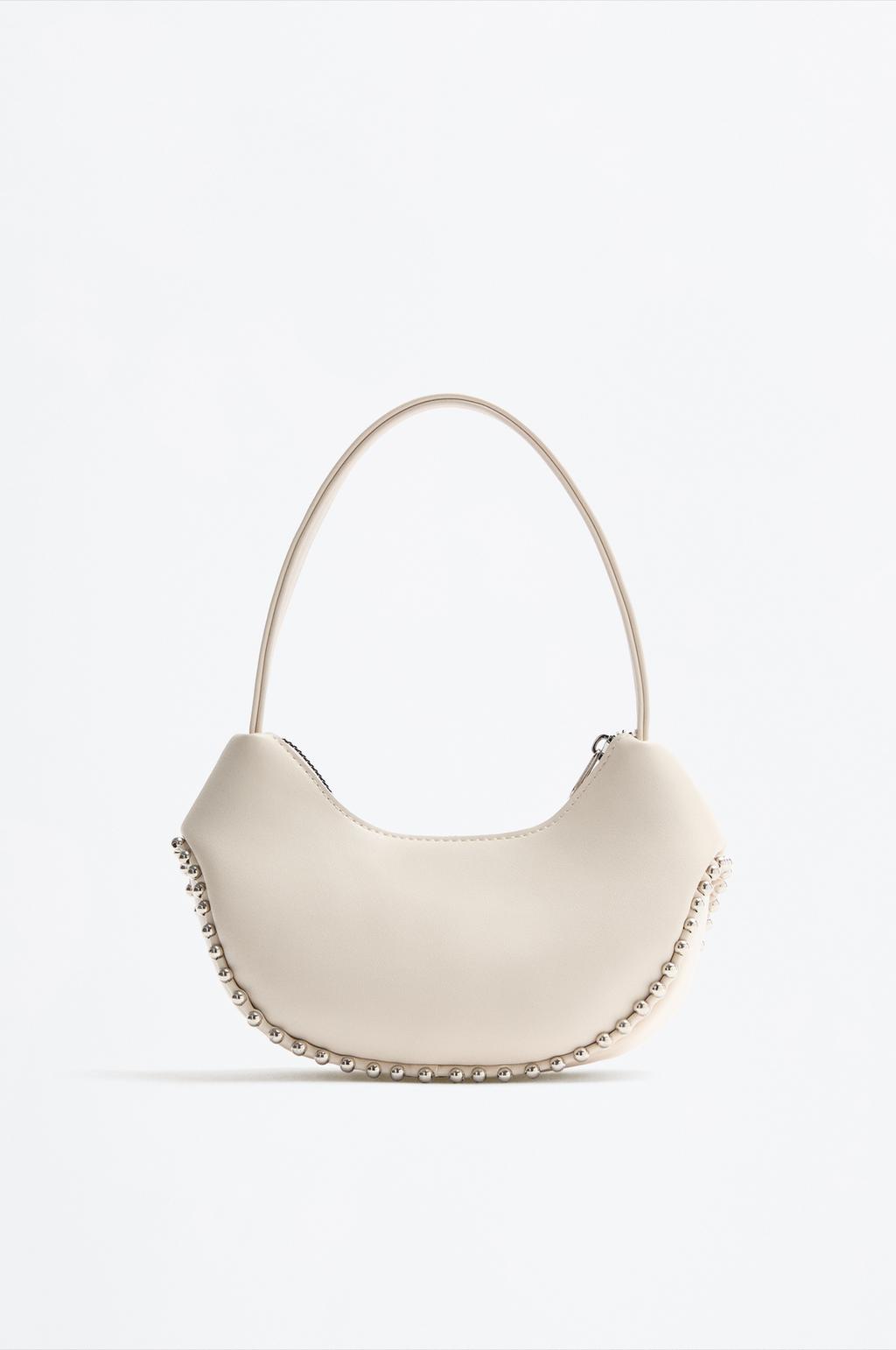 Studded shoulder bag