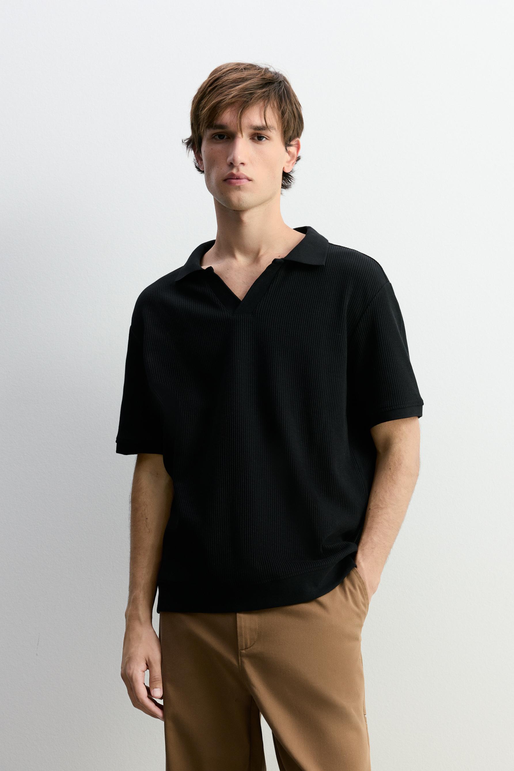 Polo relaxed textura