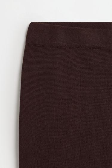 Pencil skirt — DARK BROWN 7
