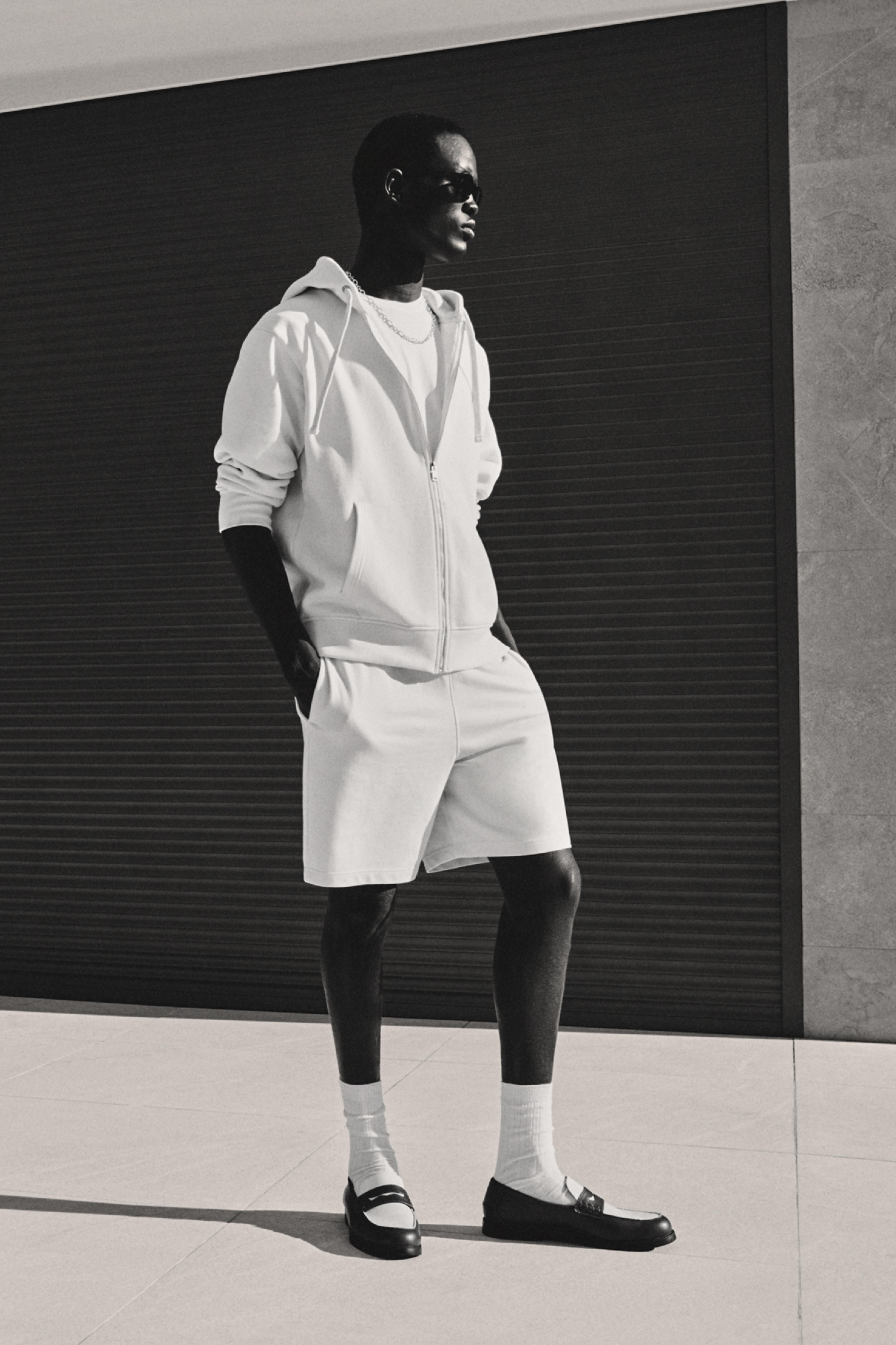 Interlock Bermuda shorts — OFF WHITE