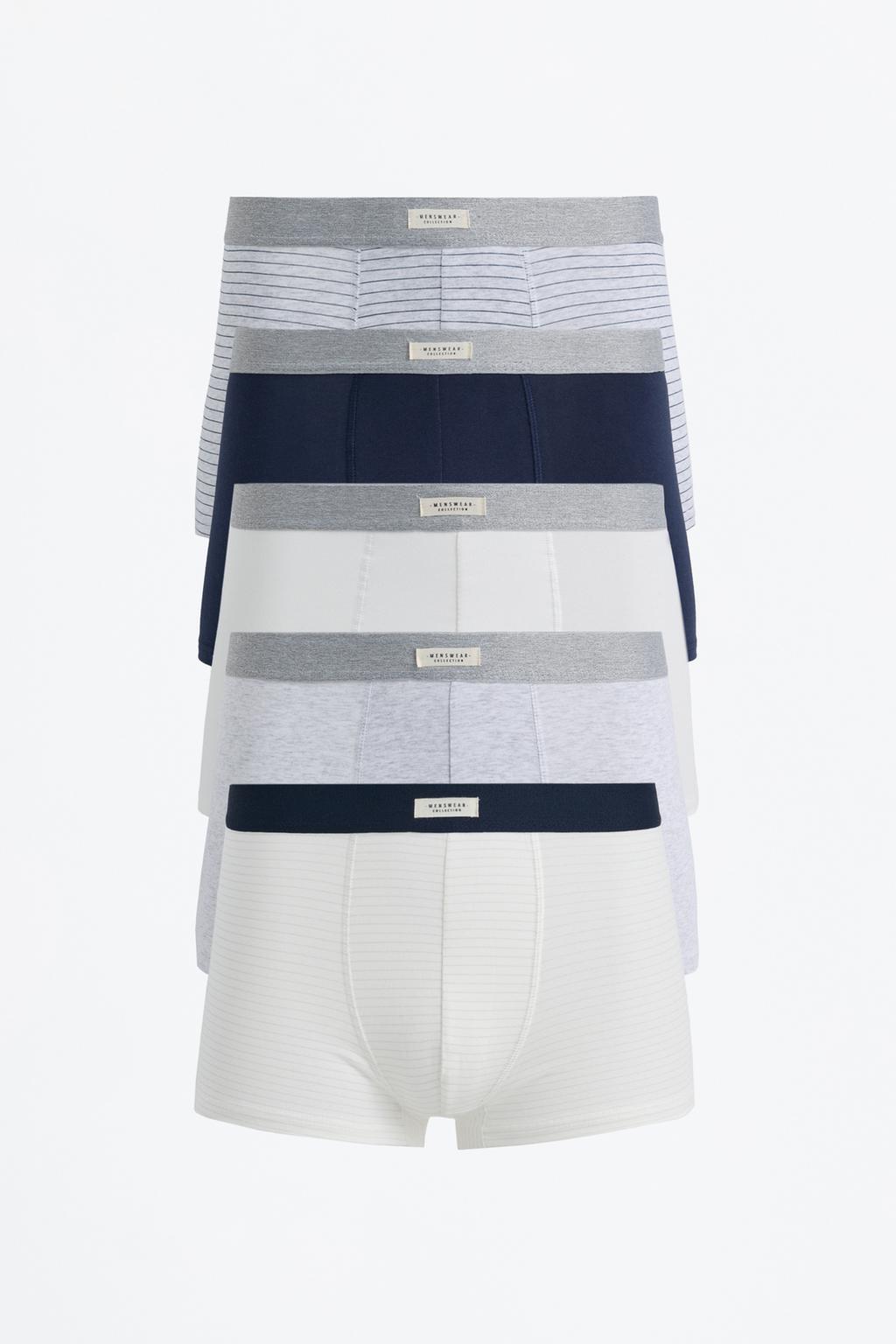 Pack of 5 contrast boxers