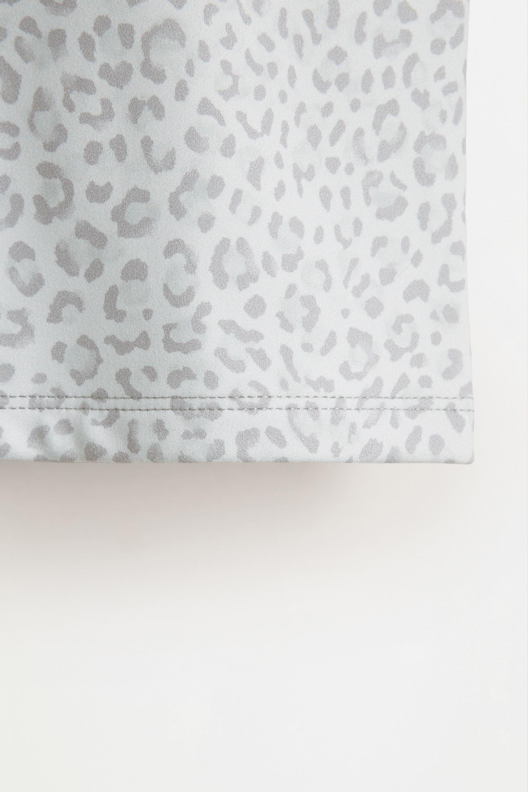 Printed sports top — GREY
