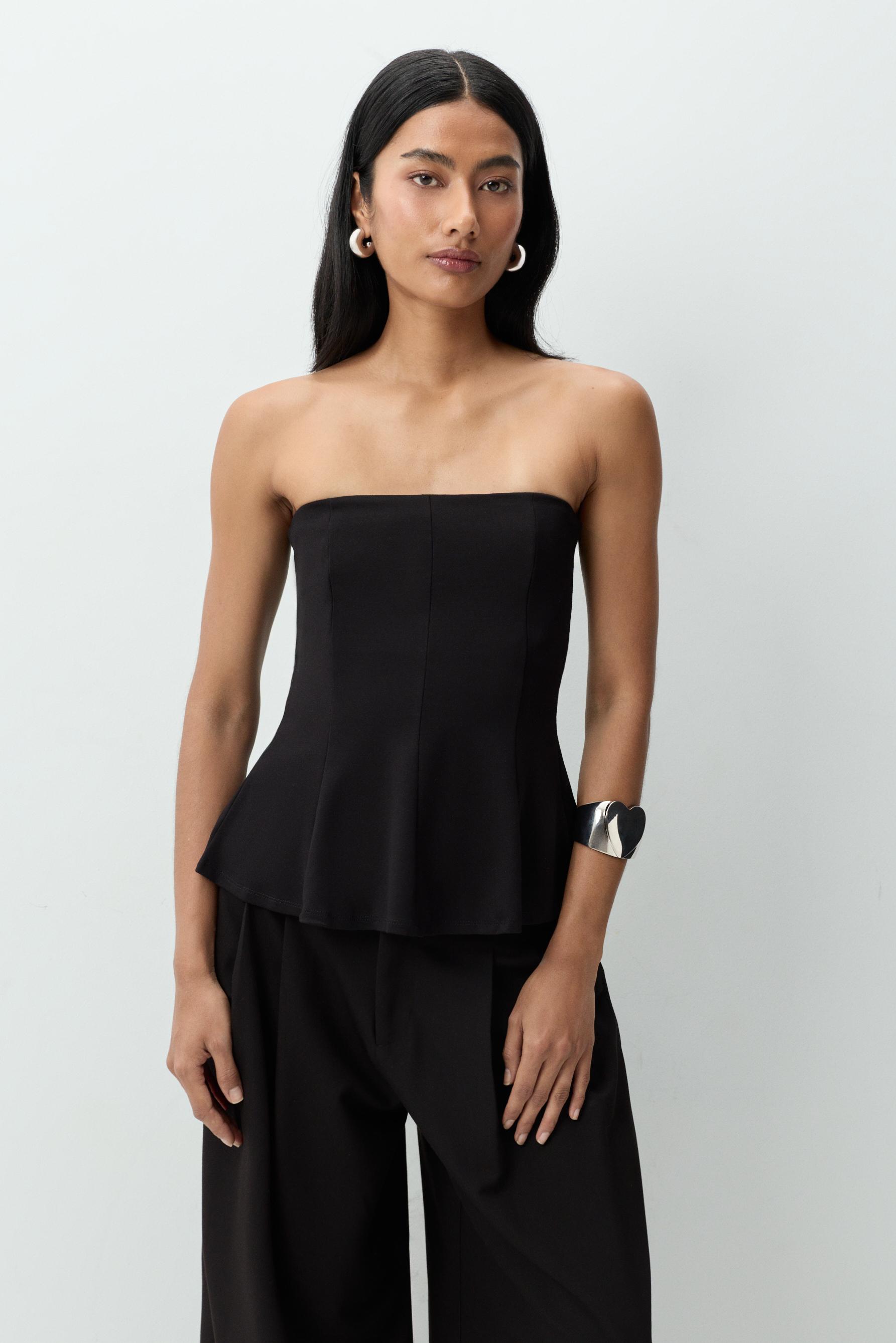 Top palabra de honor peplum