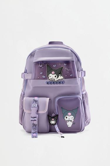 Kuromi ©SANRIO multi-pocket backpack — Tan 1