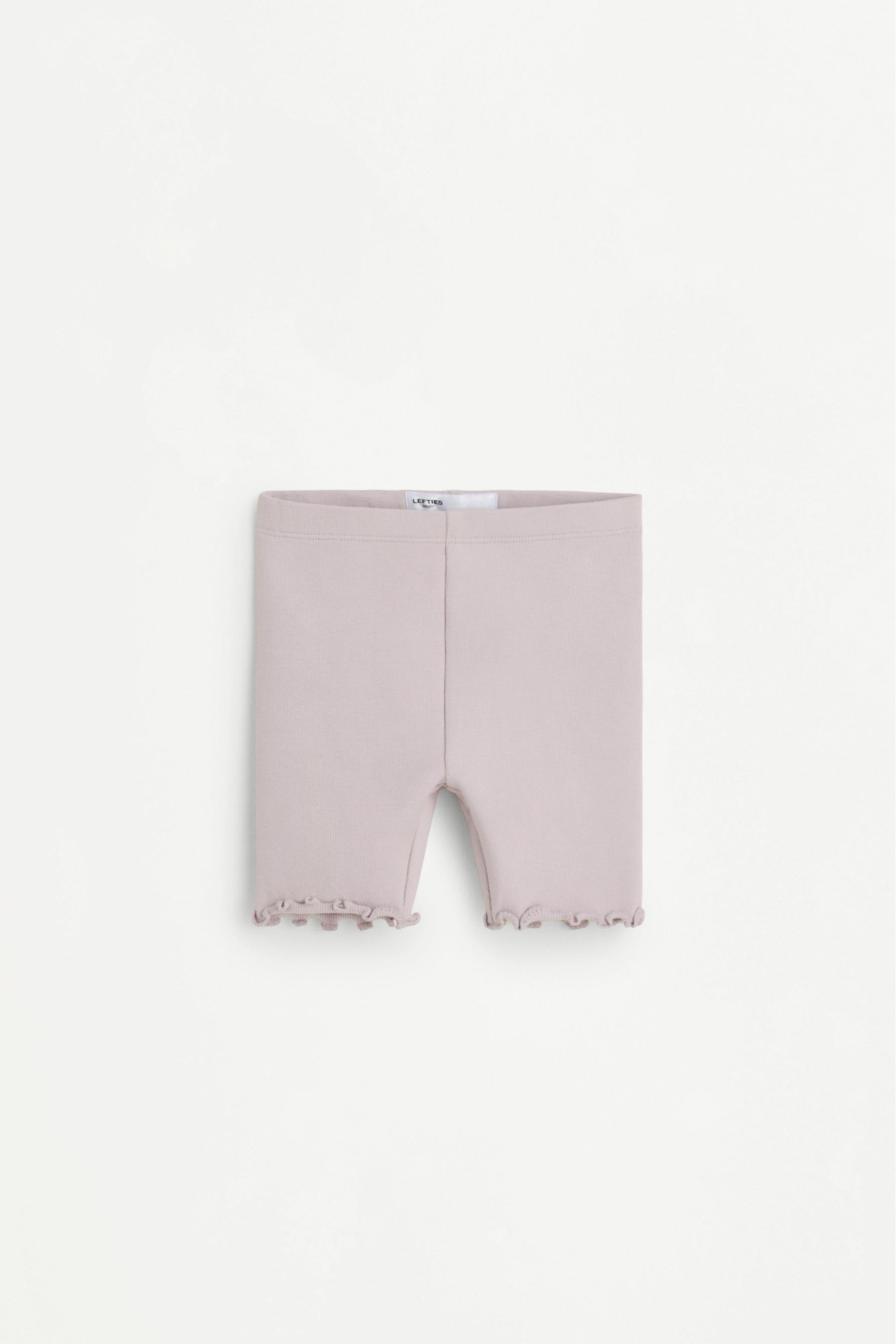 2-pack of ribbed cycling leggings — GREY MARL