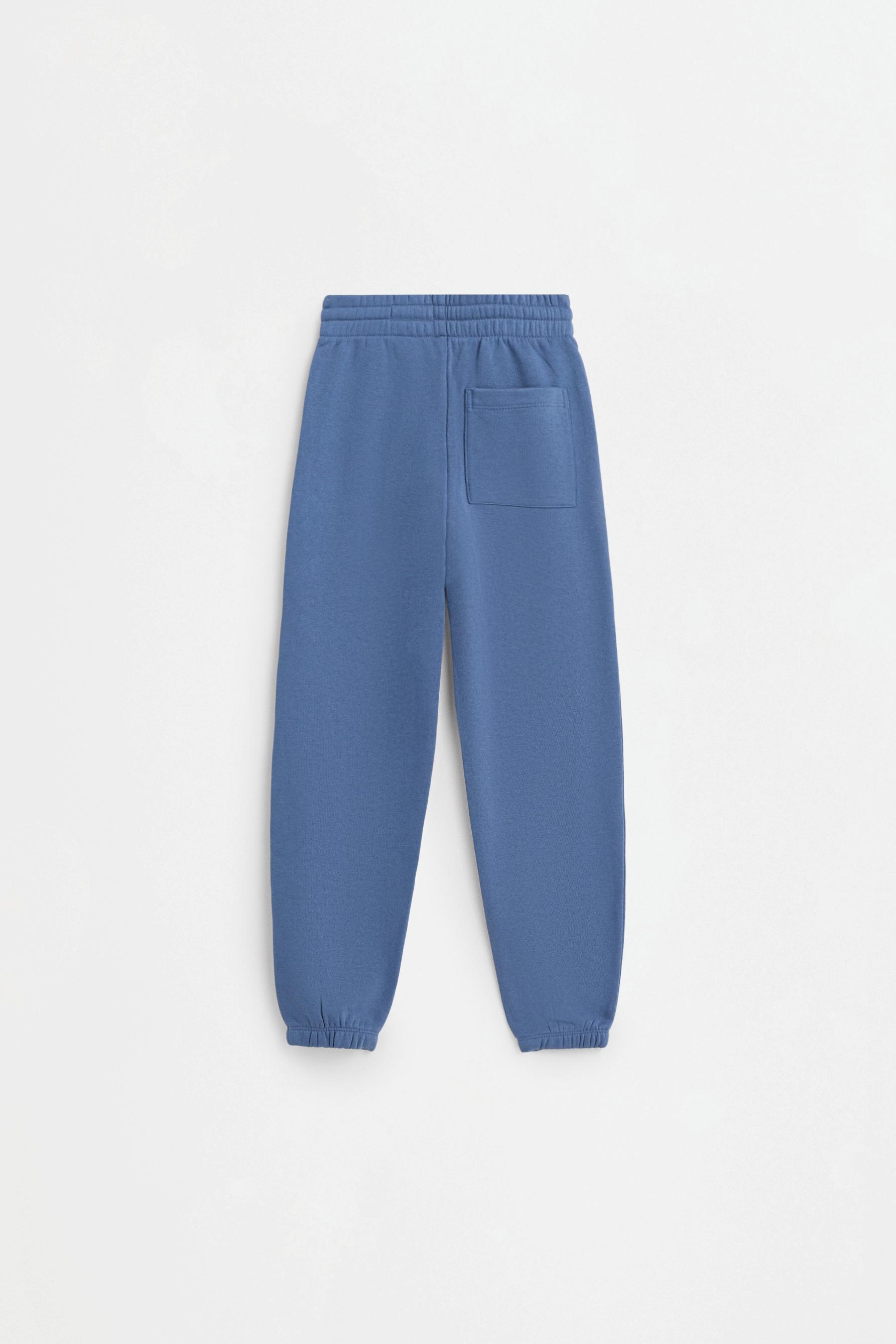 Pack of 4 plain plush trousers — DARK TURQUOISE
