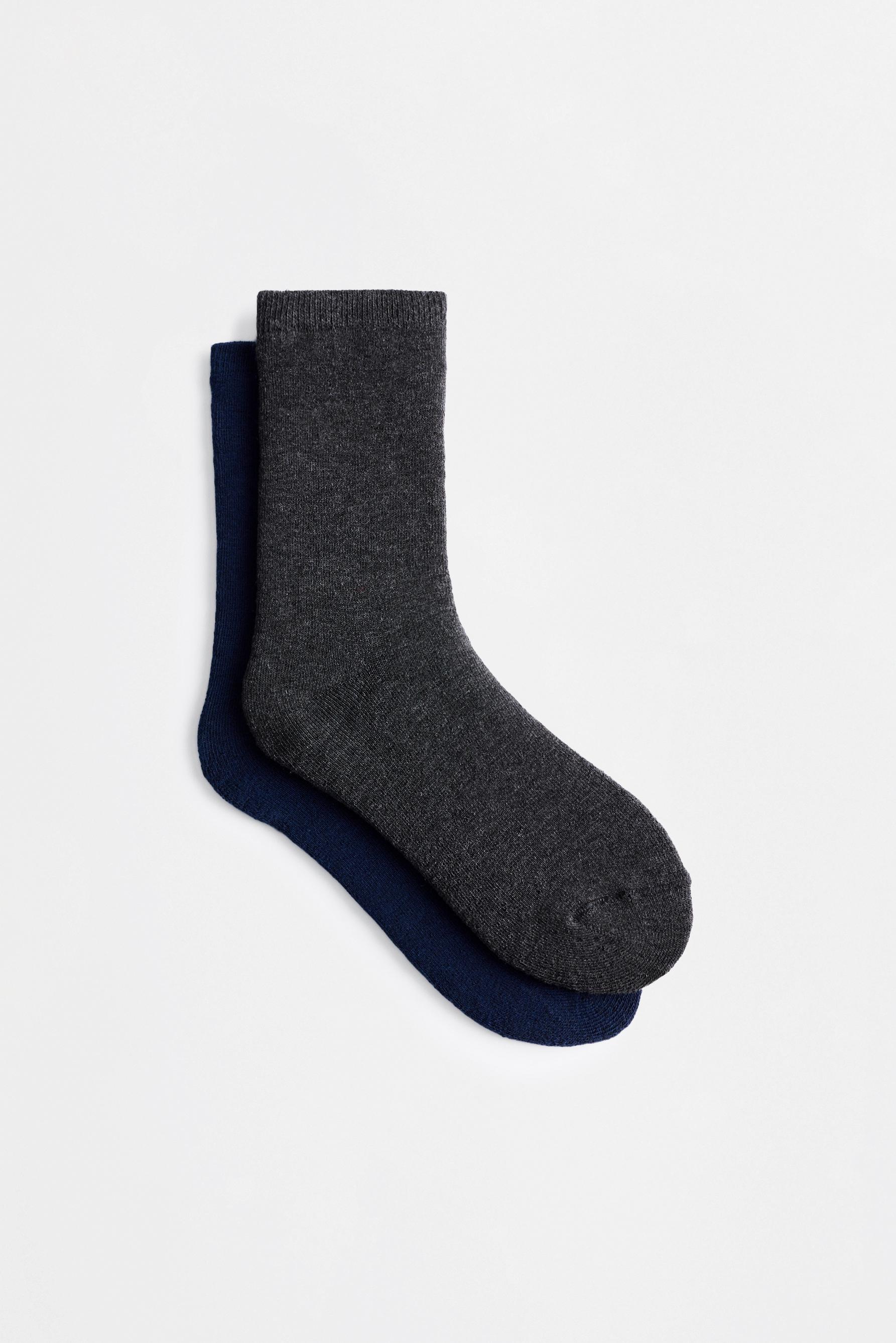 Long socks (2-pack) — DARK BLUE