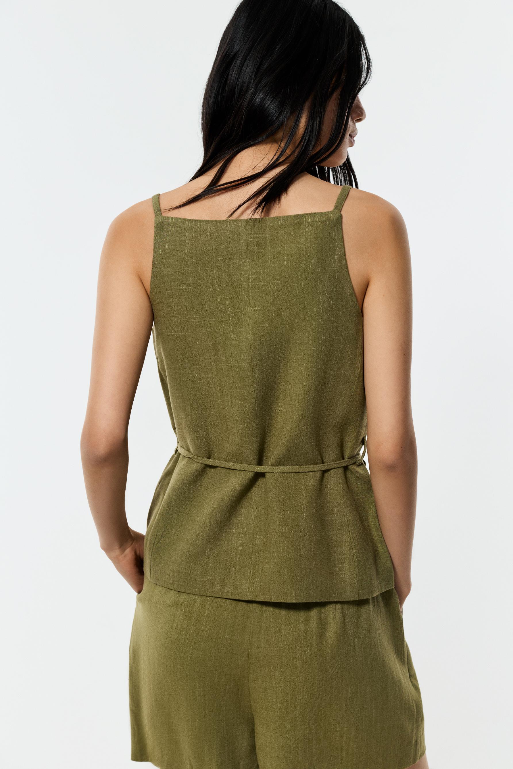 Rustic top — MEDIUM KHAKI