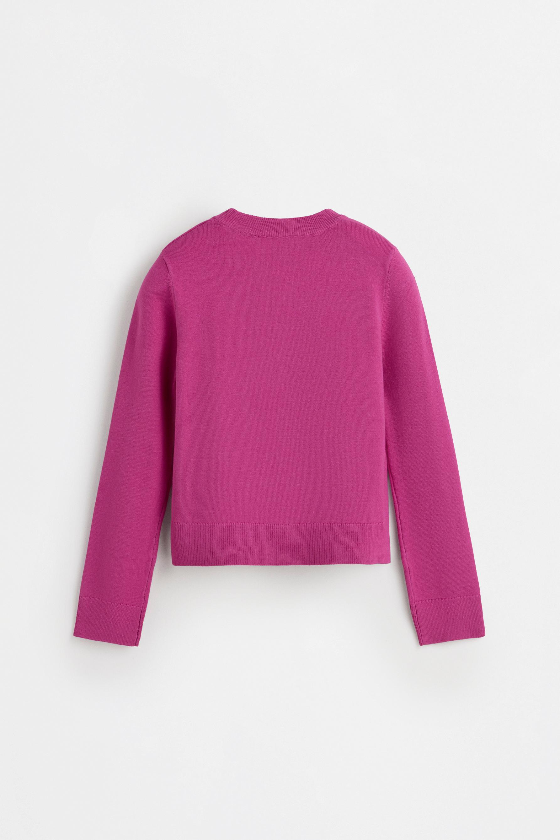 Knit sweater — FUCHSIA