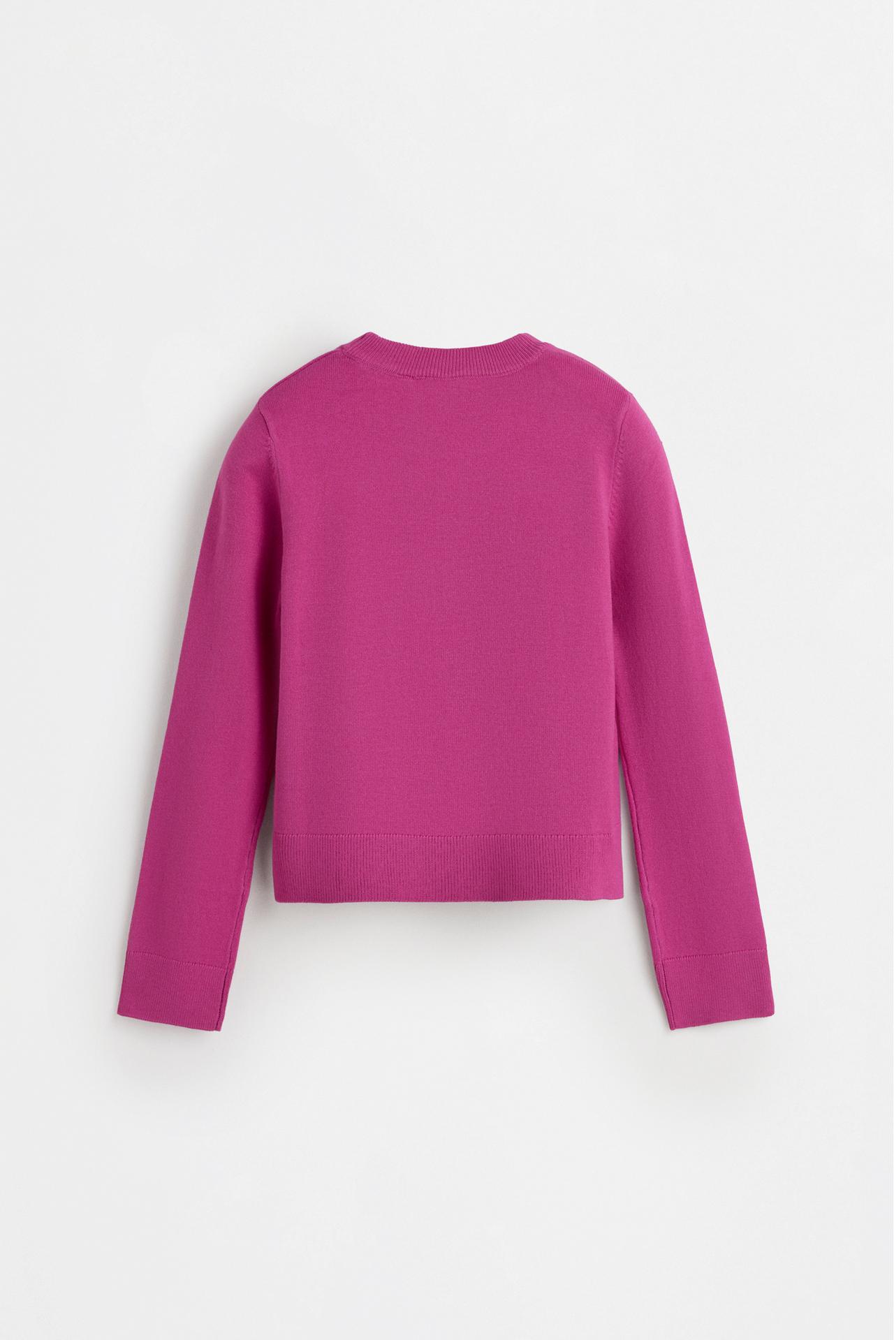 Knit sweater — FUCHSIA