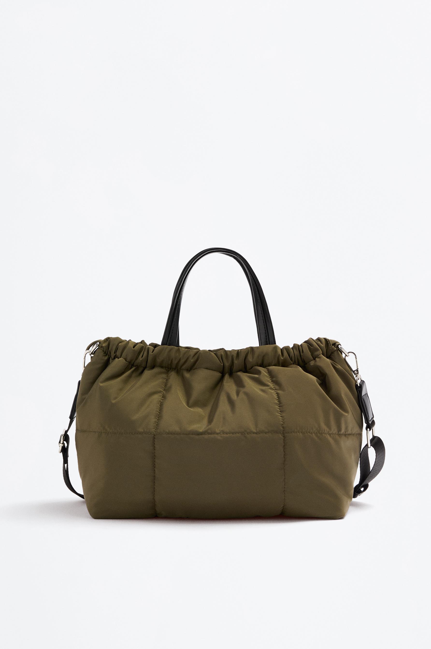 Bolso bandolera nailon acolchado doble asa