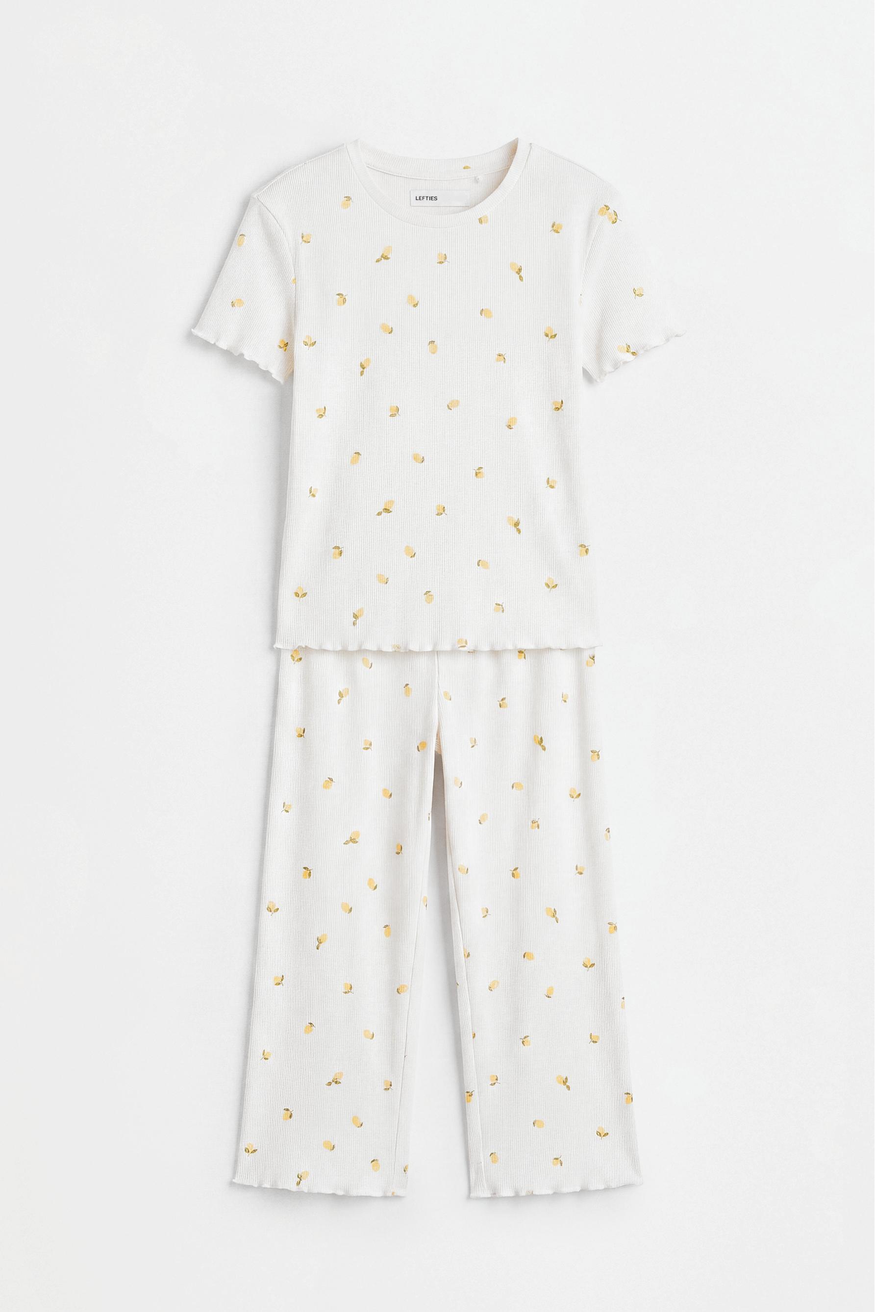 Printed pyjamas — PASTEL YELLOW