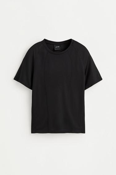 Seamed sports T-shirt — BLACK 6