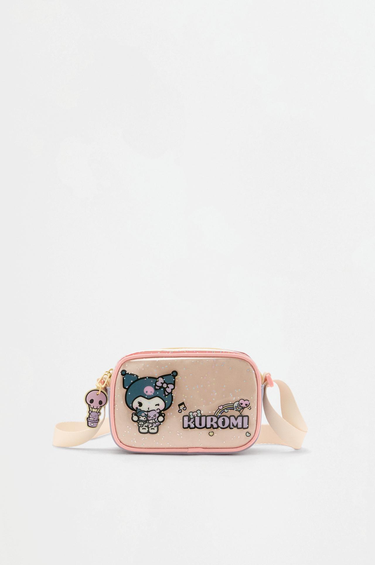Kuromi ©SANRIO Girls' Crossbody Bag — ECRU