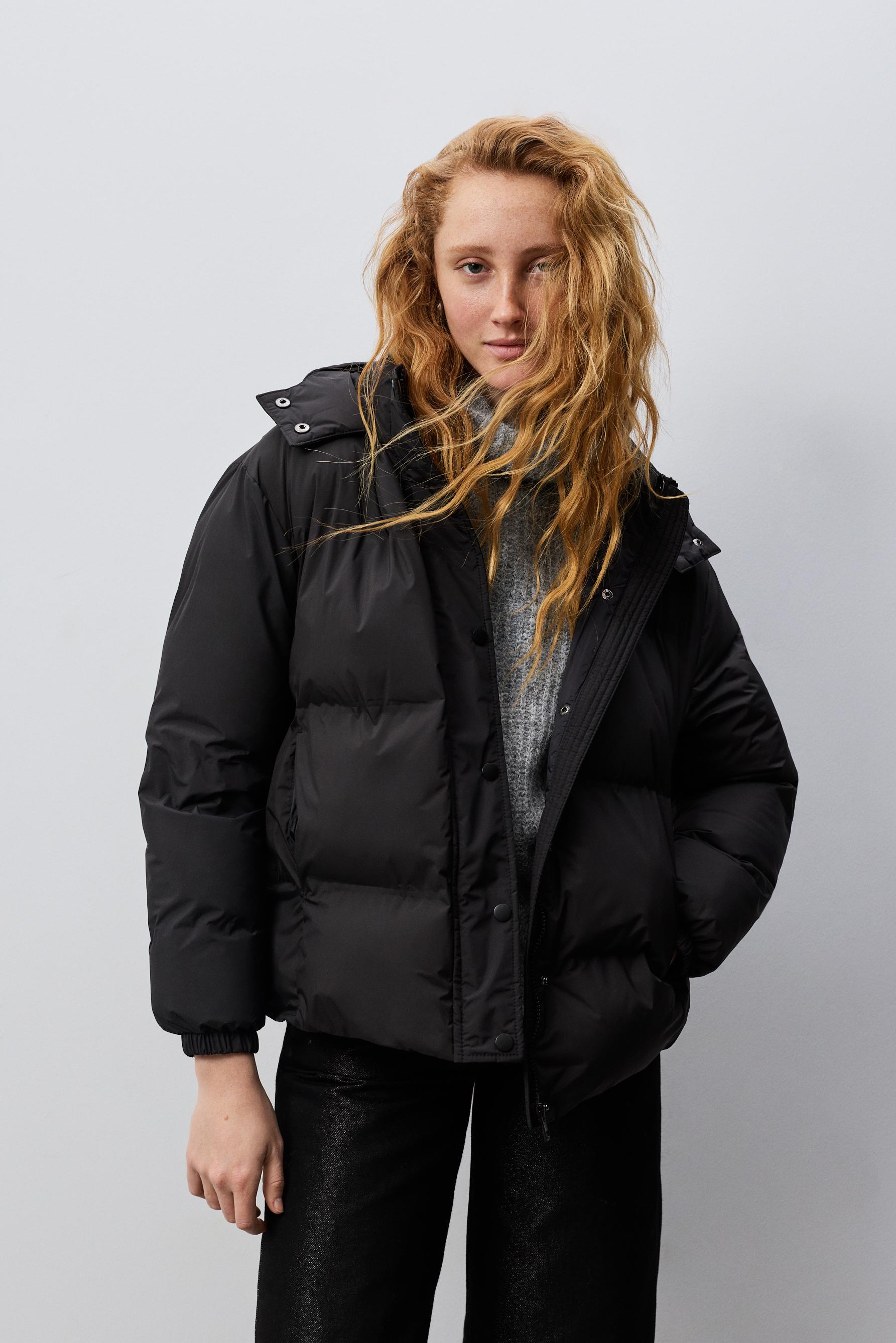 Chaqueta midi acolchada