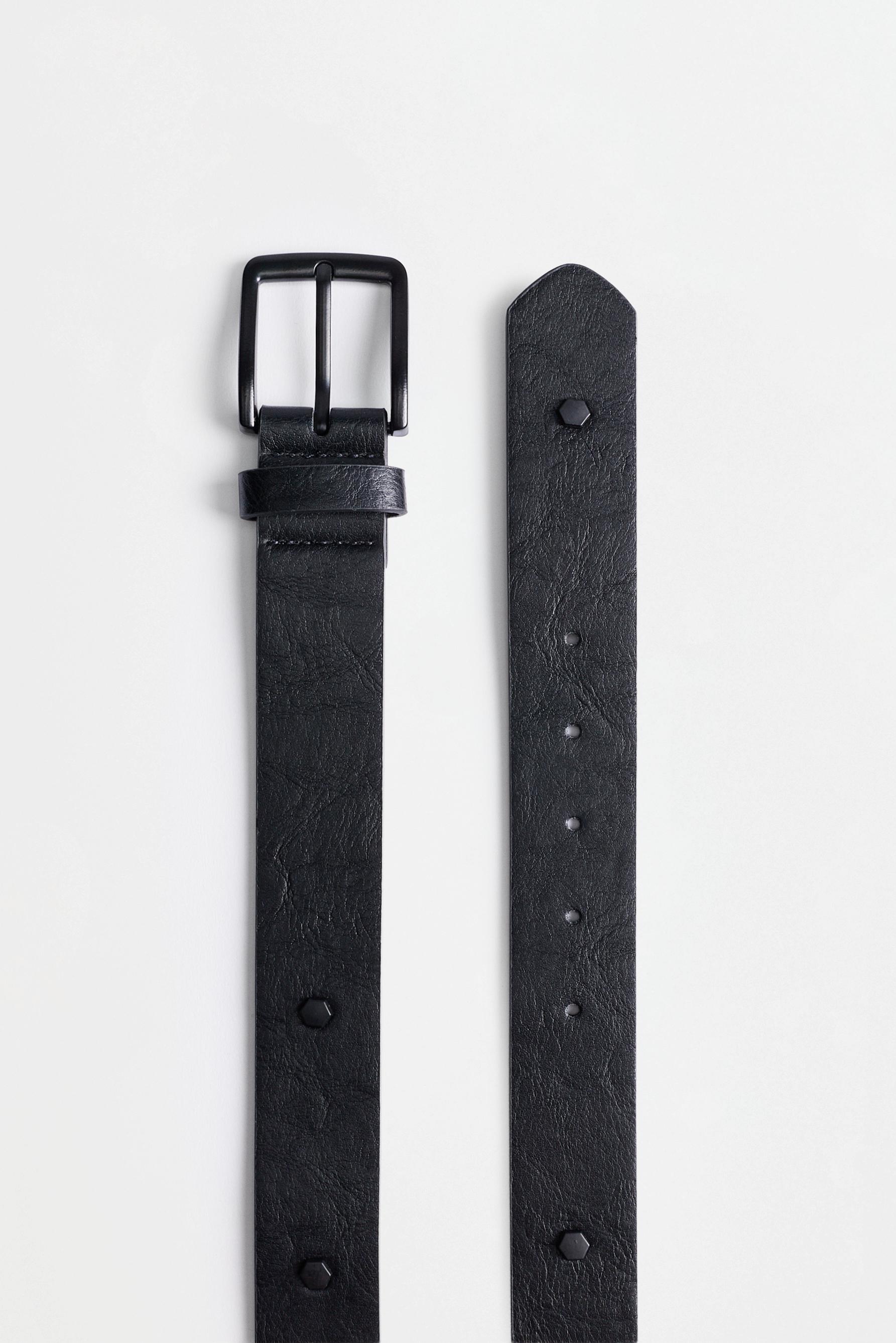 Studded belt — BLACK