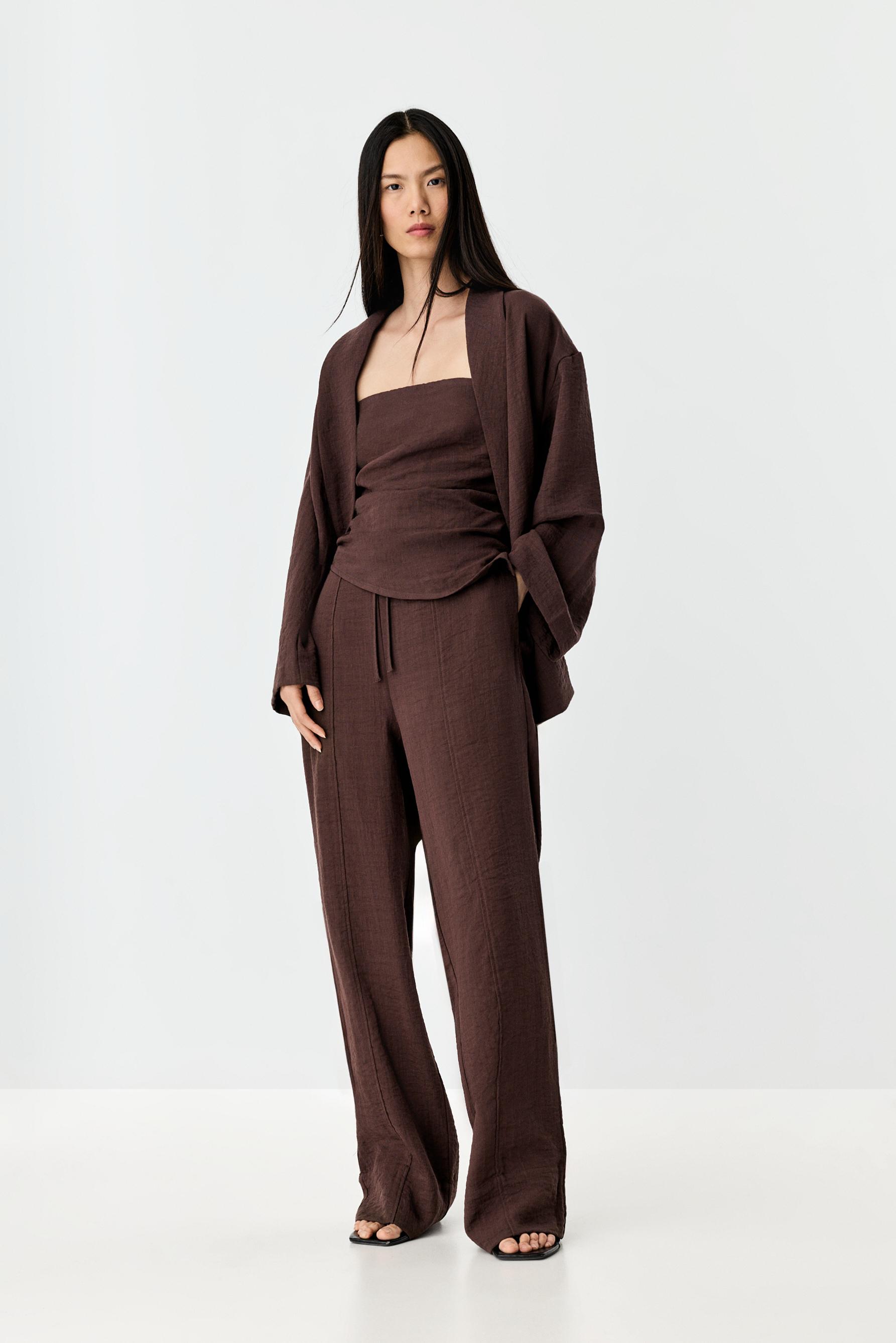 Pantalón rústico textura