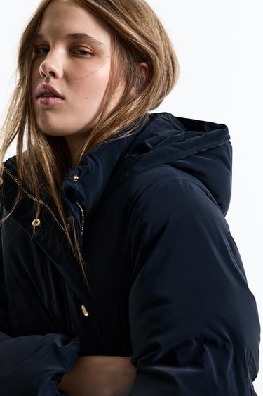 Long quilted coat — DARK BLUE 3