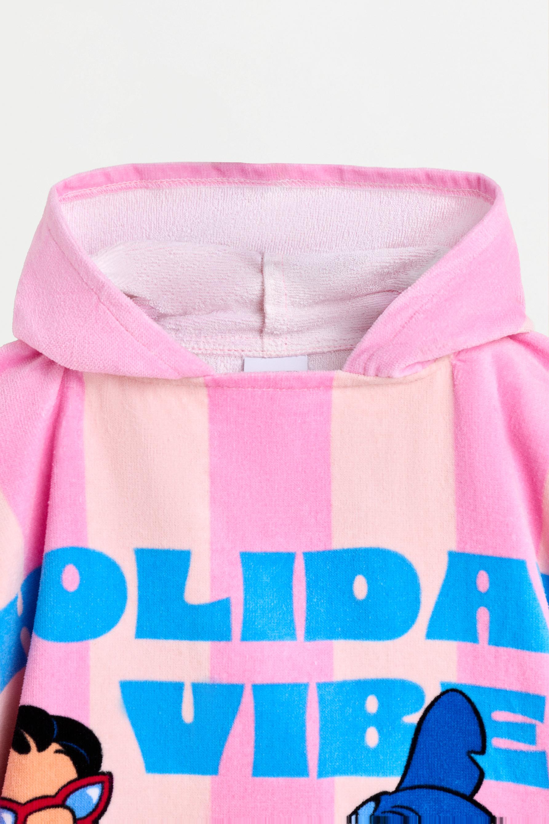 Lilo & Stitch ©Disney poncho towel — ORANGE