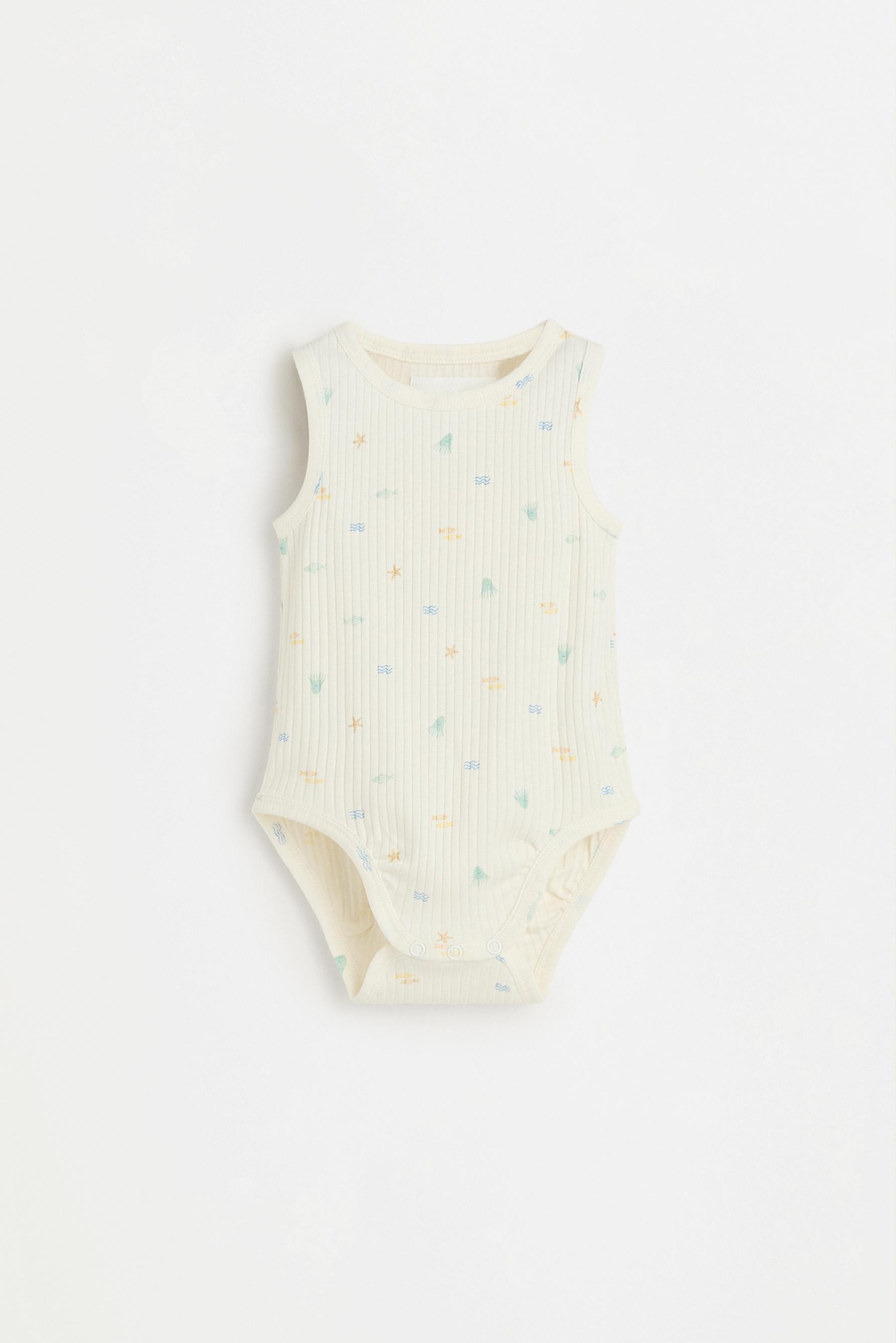 Pack of 2 combined sleeveless bodysuits — MINT GREEN