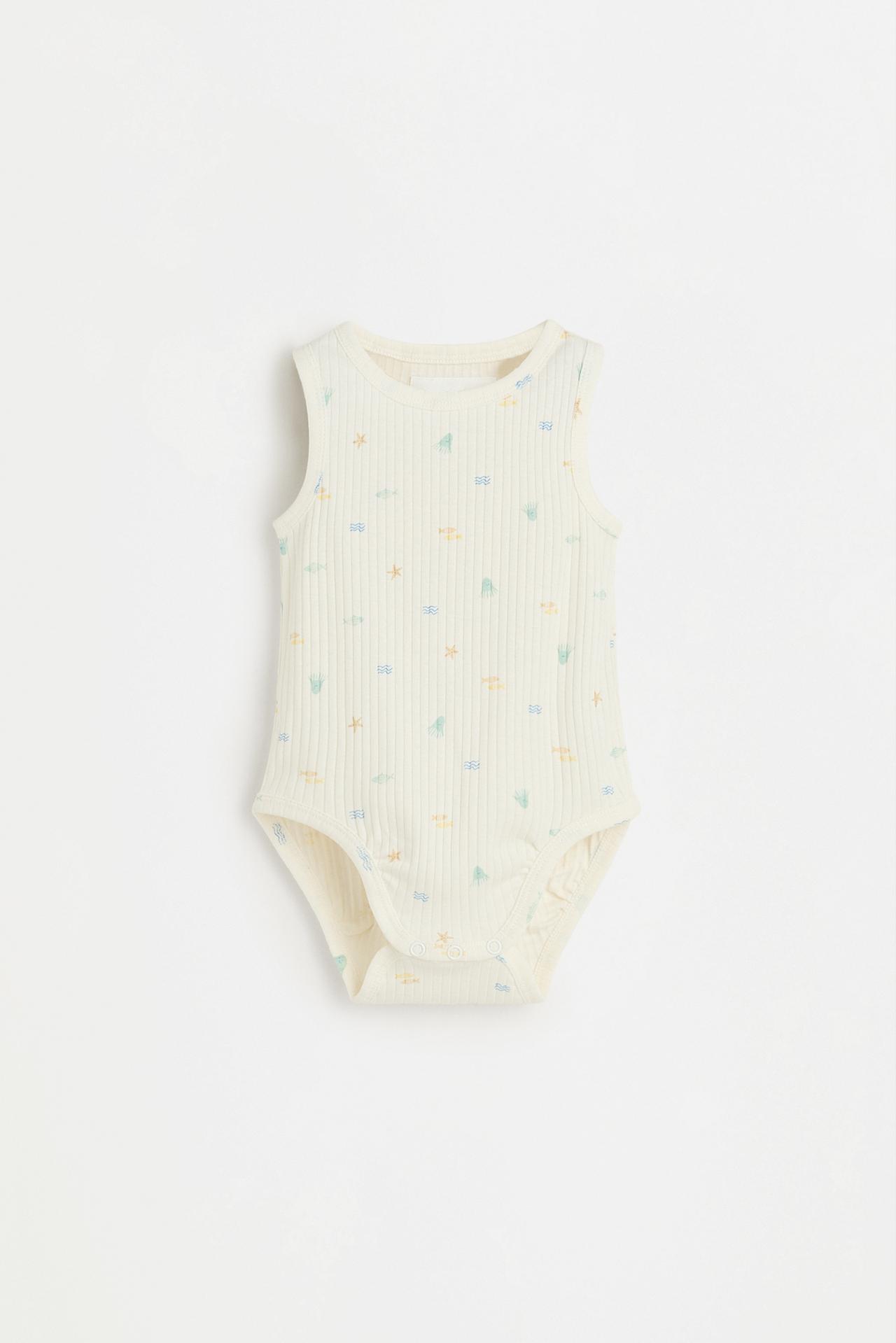 Pack of 2 combined sleeveless bodysuits — MINT GREEN