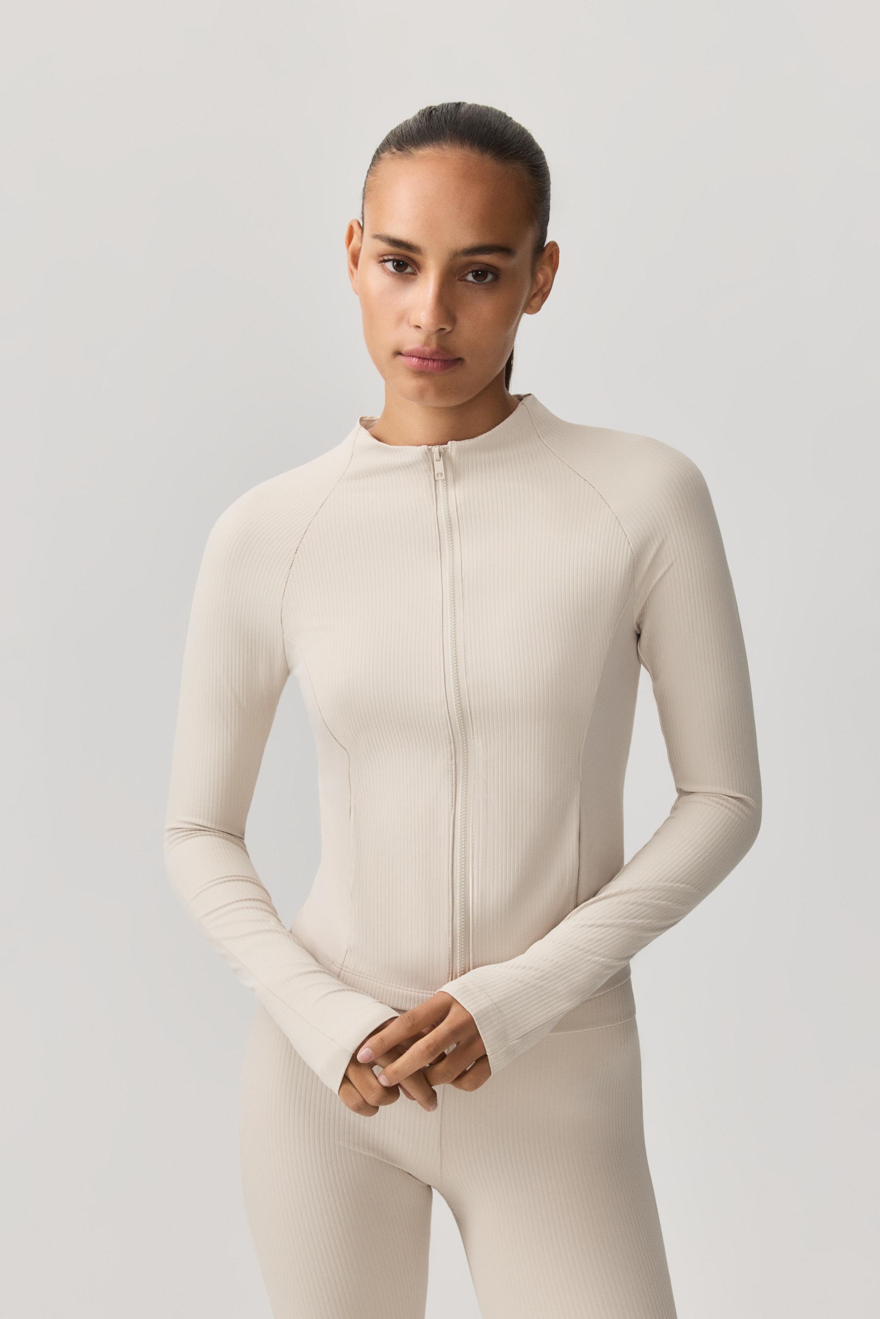 Chaqueta deportiva canalé